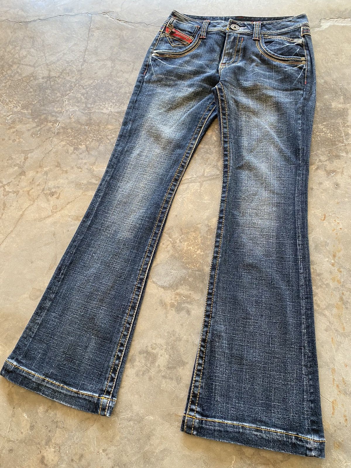 Hysteric Glamour × If Six Was Nine × Le Grande Bleu (L.G.B.) Flare Japanese Chow Flare Denim Size US 28 / EU 44 - 10 Thumbnail