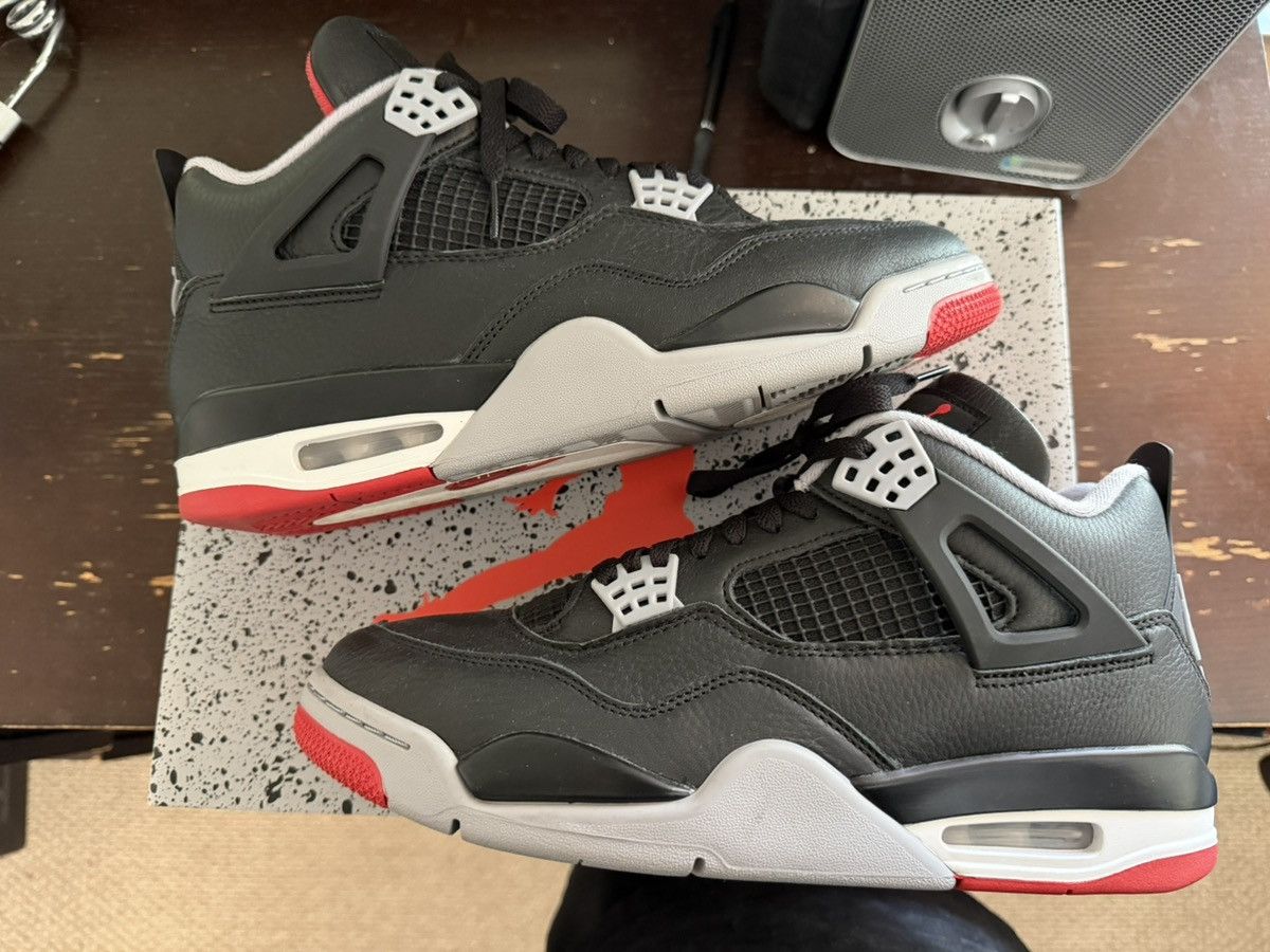 Jordan Brand Air Jordan Bred 4 Reimagined Size 10.5 Size US 10.5 / EU 43-44 - 3 Thumbnail