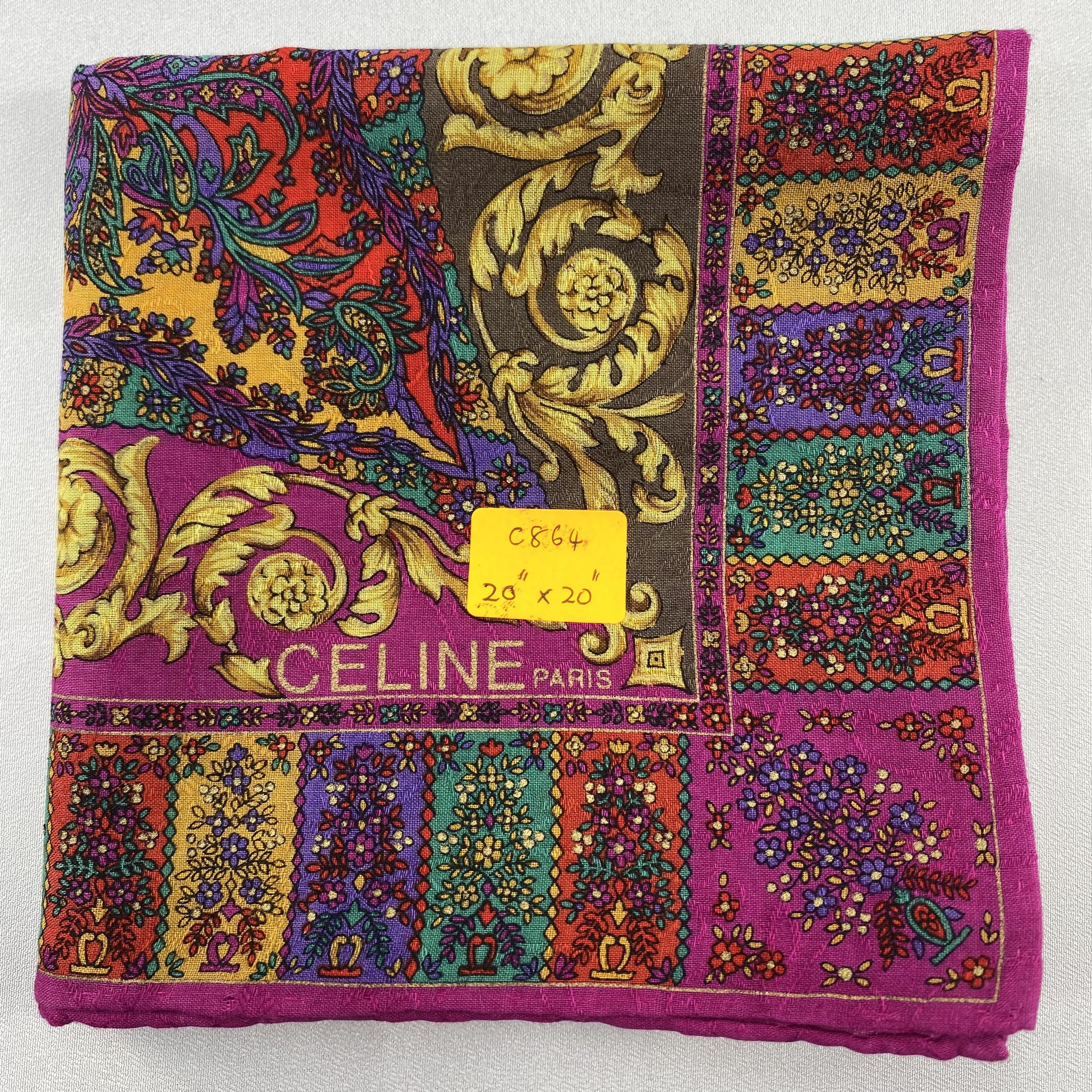 Celine Celine Handkerchief / Bandana / Neckerchief C864 Size ONE SIZE - 7 Thumbnail