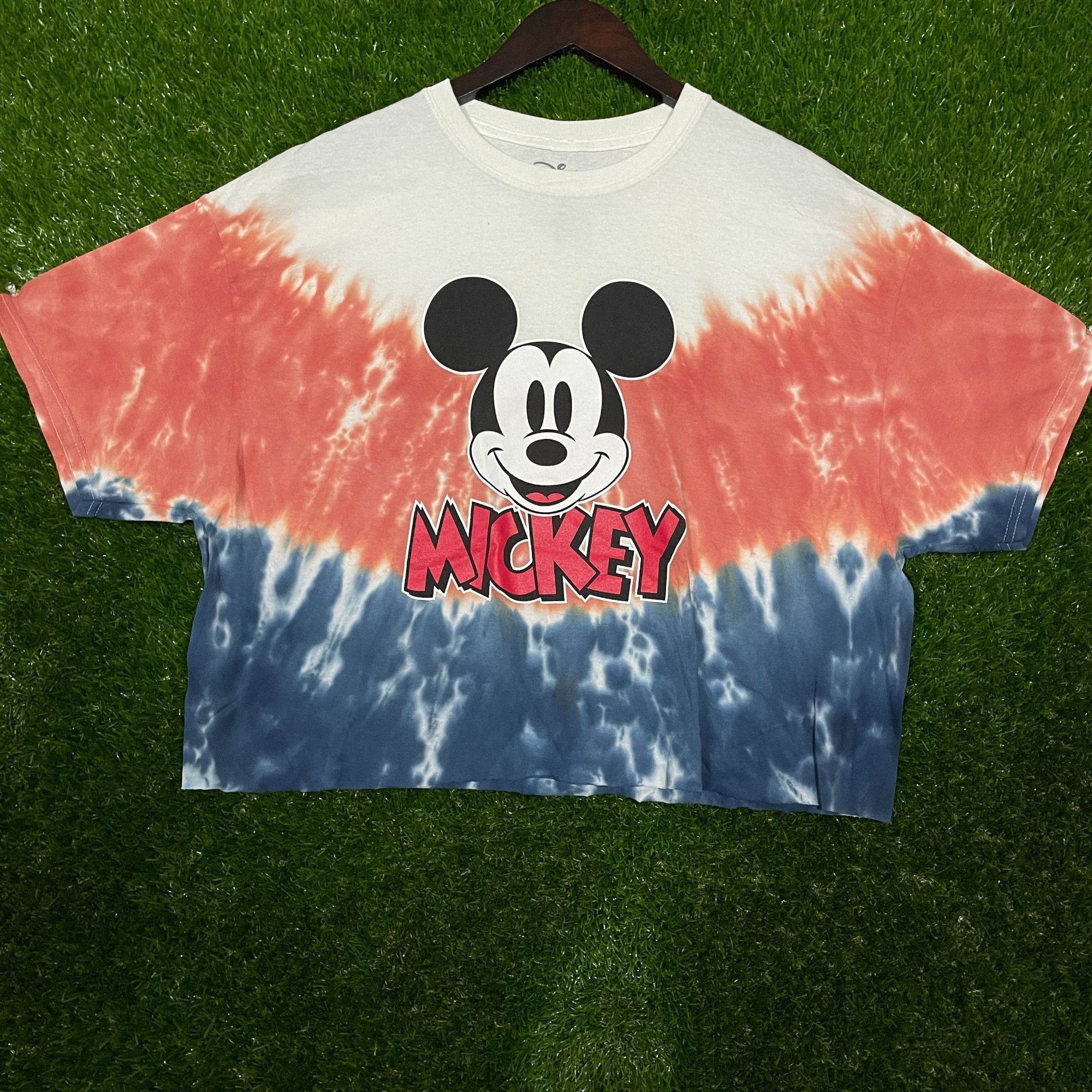 Mickey Mouse Mickey Mouse Crop Top Tie-dye T-shirt size XL Size XL / US 12-14 / IT 48-50 - 1 Thumbnail