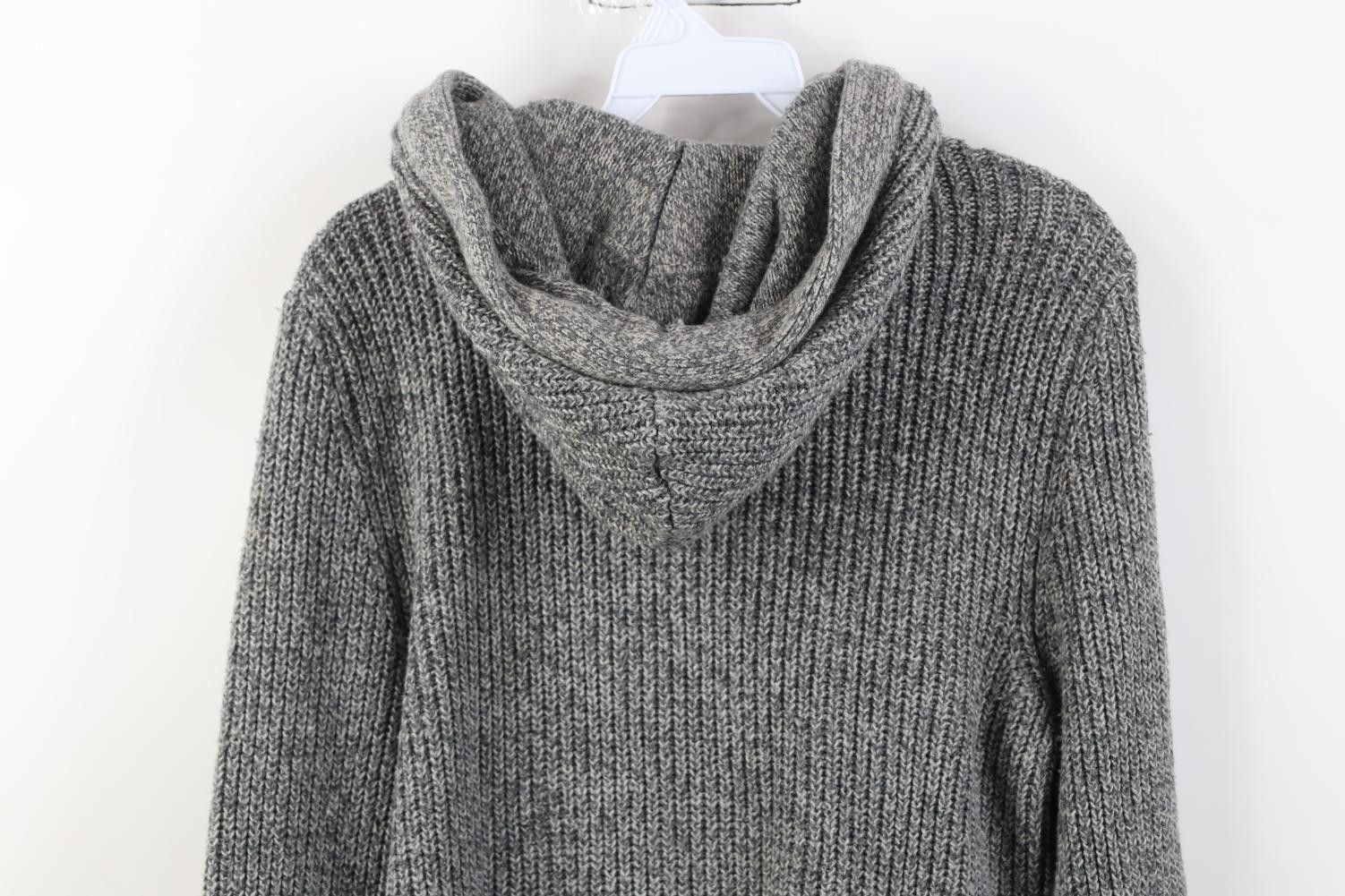 Abercrombie & Fitch Vintage 90s Y2k Abercrombie & Fitch Ribbed Hoodie Sweater Size US S / EU 44-46 / 1 - 13 Thumbnail