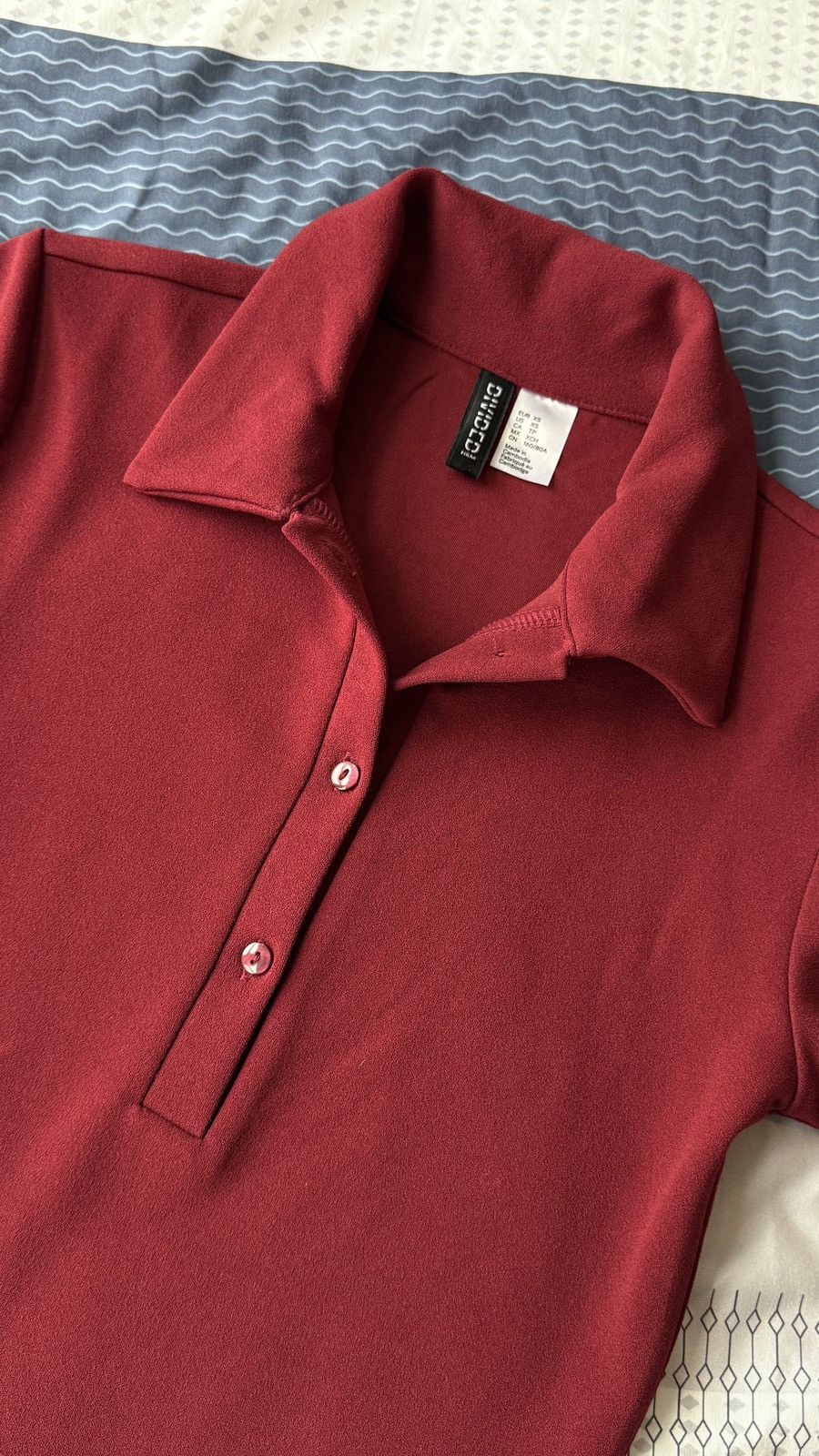 H&M H&M Red Polo Dress XS Size XS / US 0-2 / IT 36-38 - 3 Thumbnail
