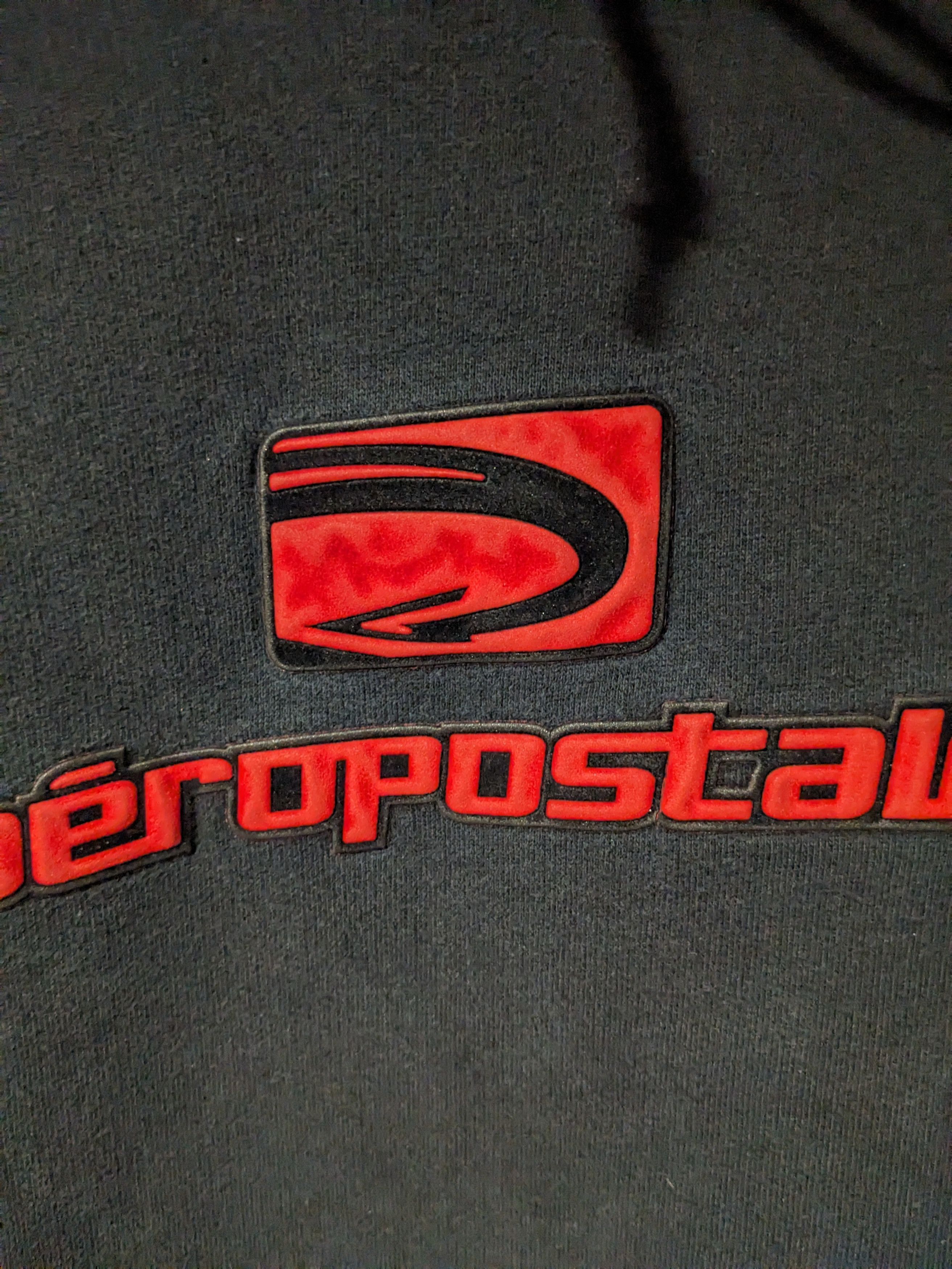 Aeropostale × Vintage Vintage Y2K Aeropostale Spell Out Logo Grunge Hoodie Size US M / EU 48-50 / 2 - 2 Thumbnail