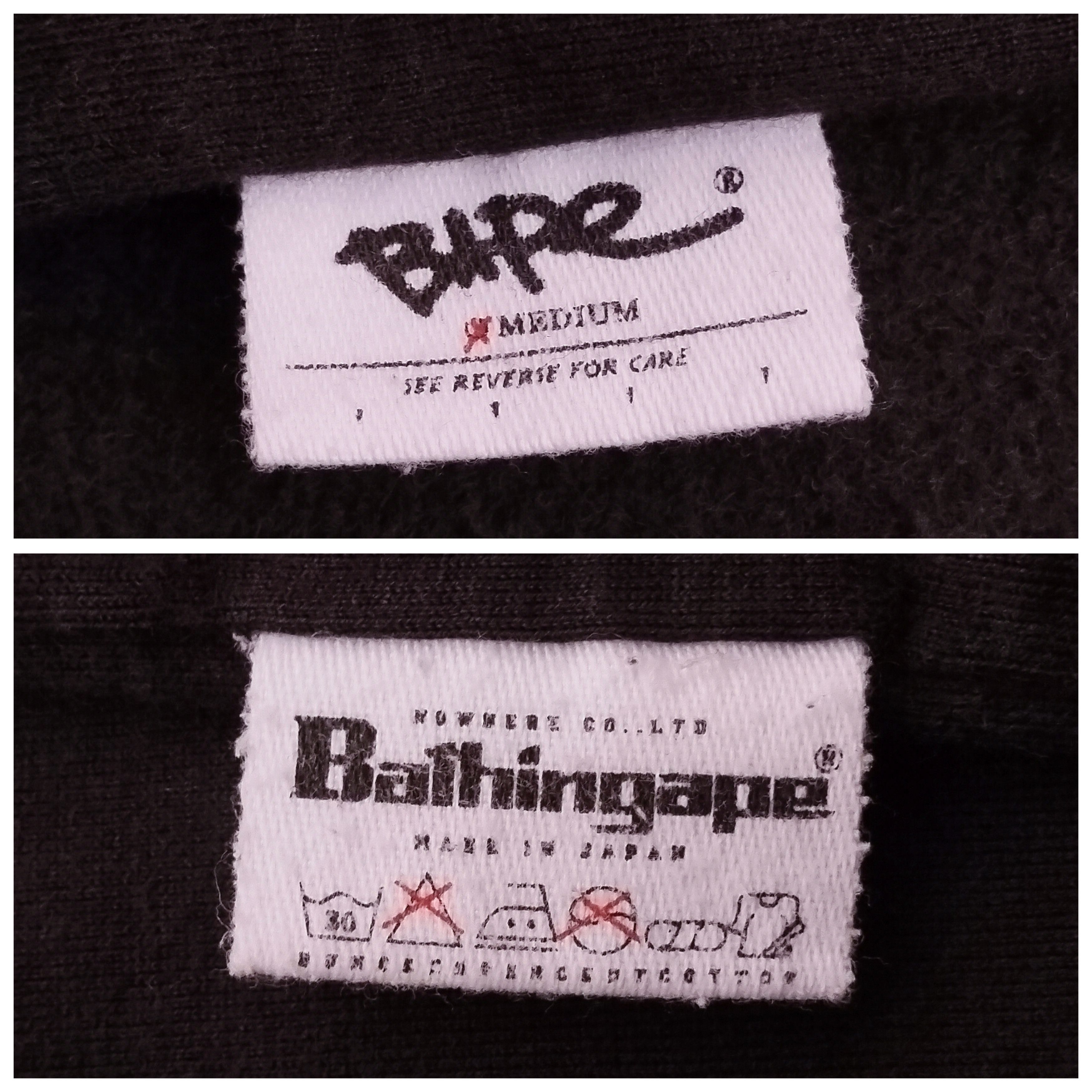 Bape 2003 VIntage Bape Sta and Collage Reversible LS Tee Size US M / EU 48-50 / 2 - 7 Thumbnail