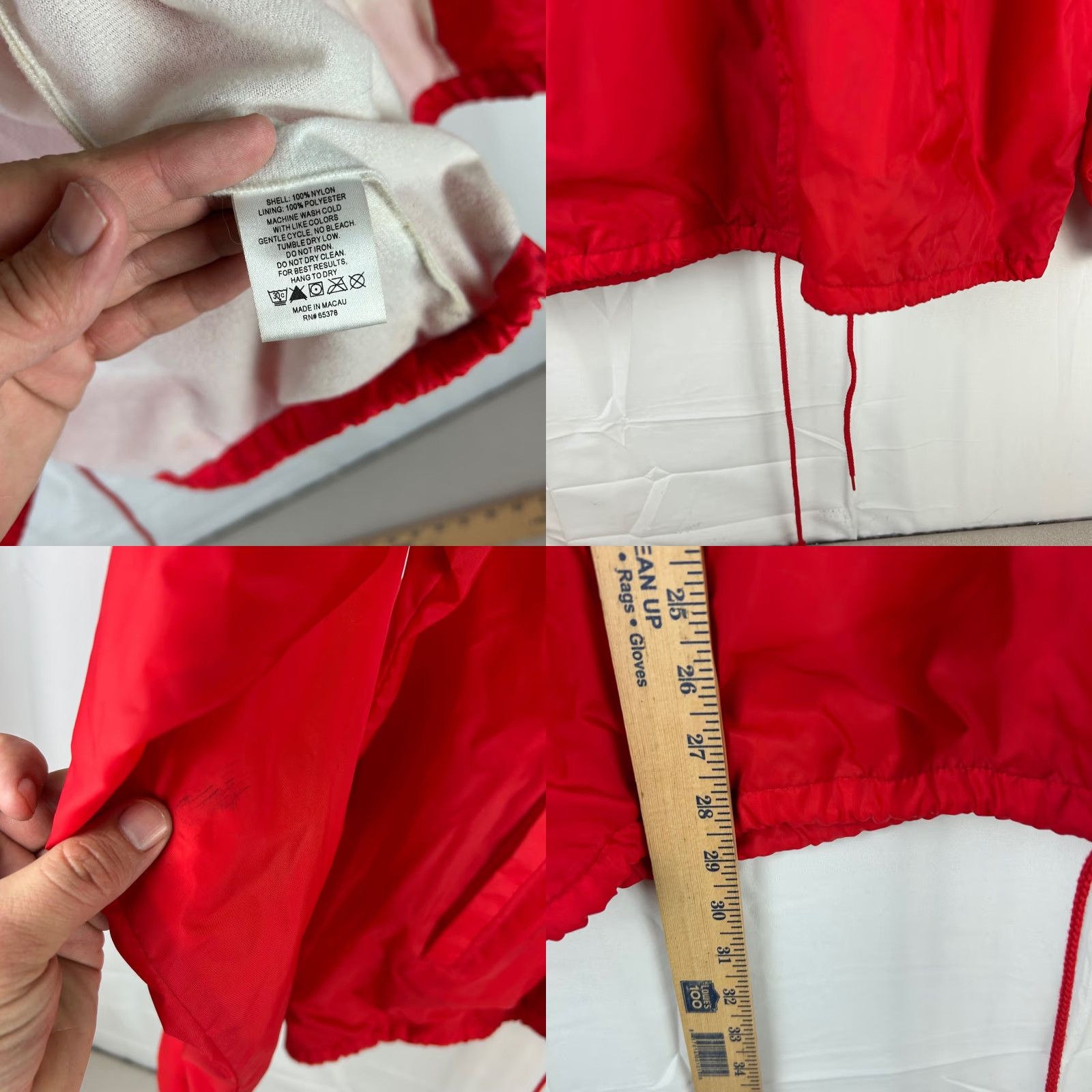 Augusta Sportswear VINTAGE Augusta Sportswear Coaches Jacket Mens Large Red National Strawberry Festival 80s 90s Jacket Coat Size US L / EU 52-54 / 3 - 8 Thumbnail