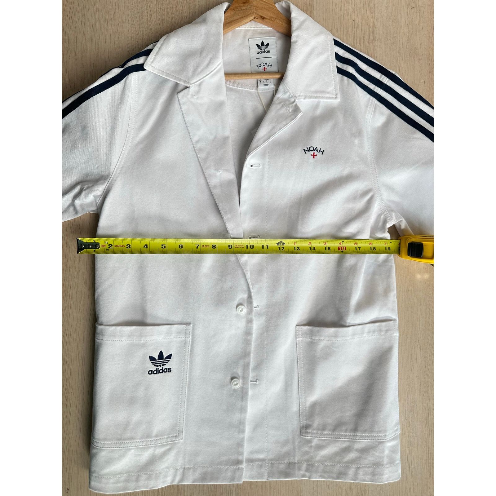 Adidas Adidas x Noah Mens Noah Painter Jacket White GS1391 – Size
