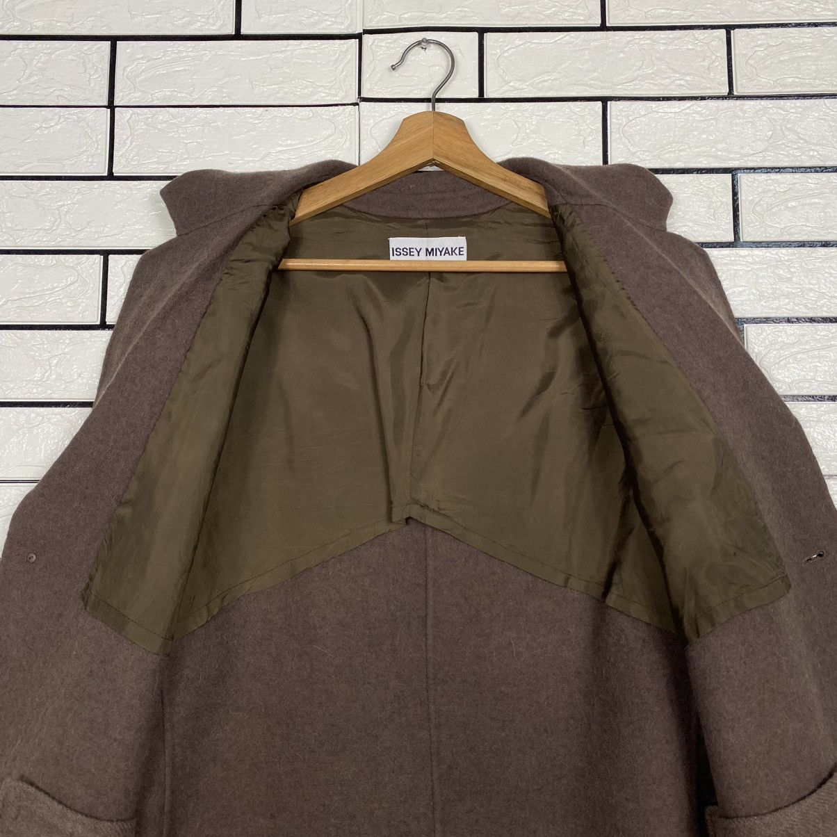 Issey Miyake 🔥VINTAGE WOOL JACKET BUTTON ISSEY MIYAKE RUNWAY Size US L / EU 52-54 / 3 - 16 Thumbnail