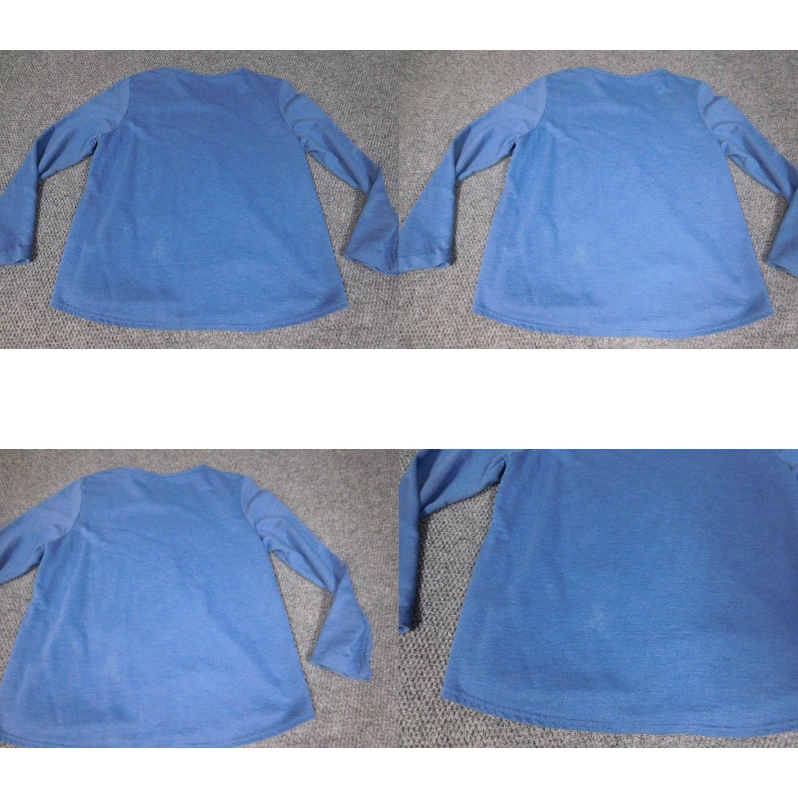 Vintage Kim Rogers Womens Sweater Pullover Crew Neck Blue PR Petite Knit Lightweight Long Sleeve Corkbackless? Size L / US 10 / IT 46 - 8 Thumbnail