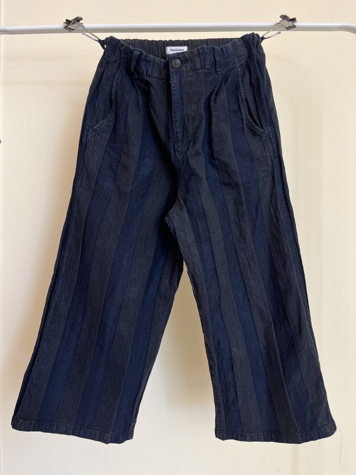 Issey Miyake Issey Miyake Plantation Indigo Linen Cut off Size 30" / US 8 / IT 44 - 2 Thumbnail