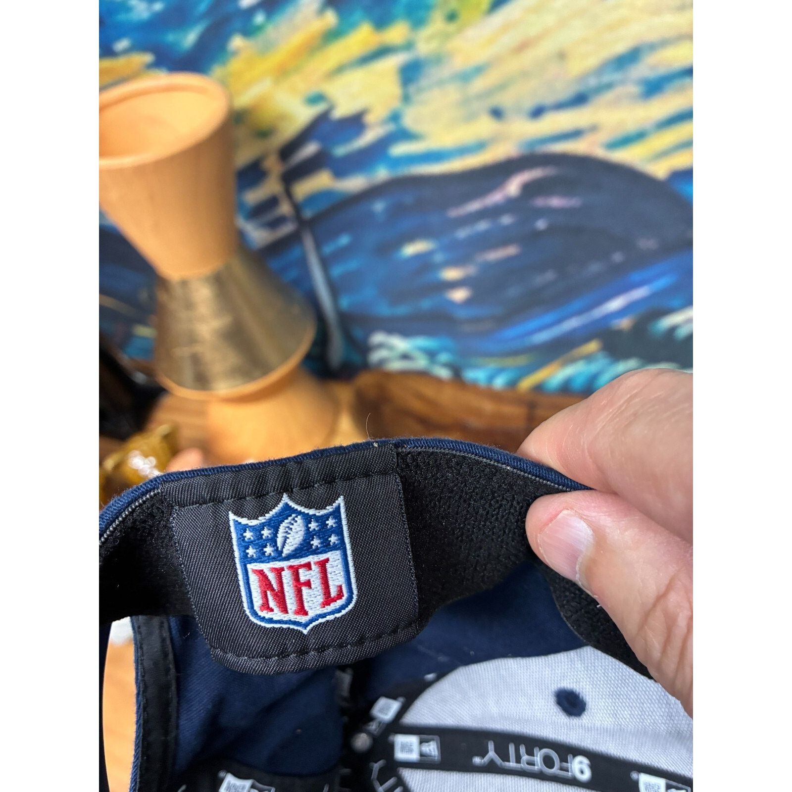 New Era DAL Dallas Cowboys NFL Hat – New Era Stretch Fit Cap, Navy Size ONE SIZE - 10 Thumbnail