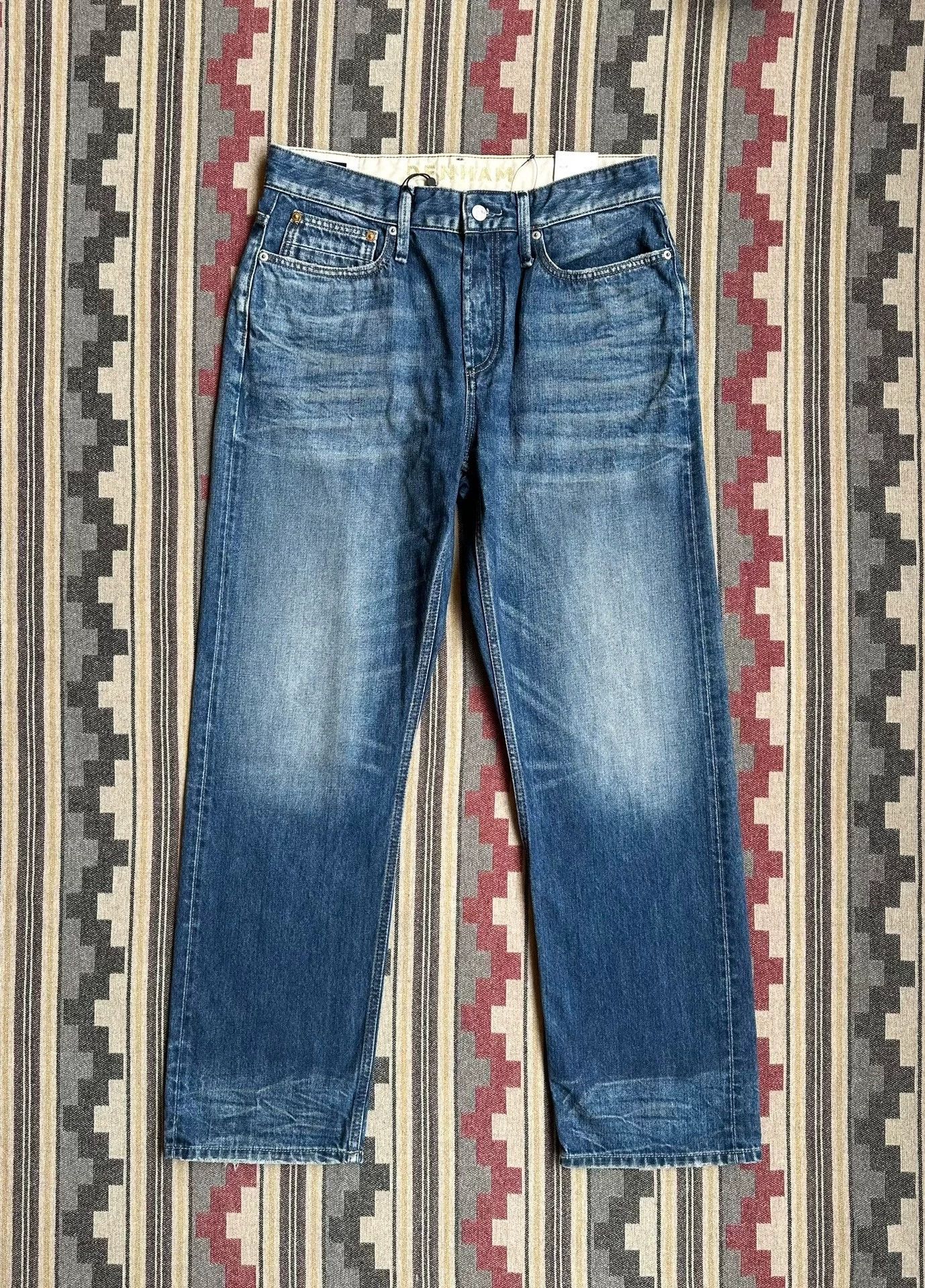 DENHAM DENHAM 24SS DAGGER Heavy Wash Raw Selvedge Denim Jeans Size US 31 - 1 Thumbnail