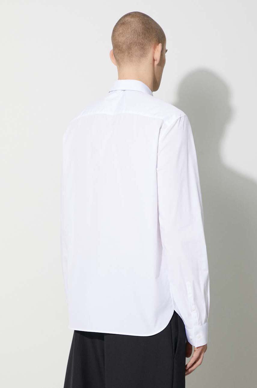 Neil Barrett NEIL BARRETT white slim fit thunderbolt collar shirt Medium Size US M / EU 48-50 / 2 - 3 Thumbnail
