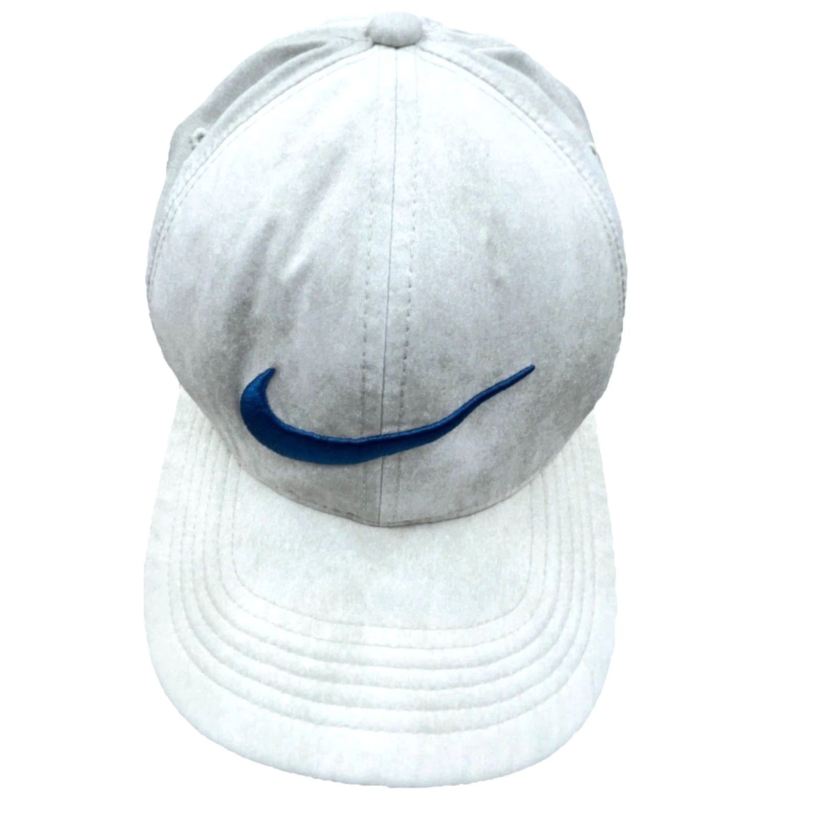 Nike Nike Hat Cap Gray Strap Back Center Swoosh Dri Fit Golf Featherlight Adjustable Mens Baseball Cap Size ONE SIZE - 2 Thumbnail