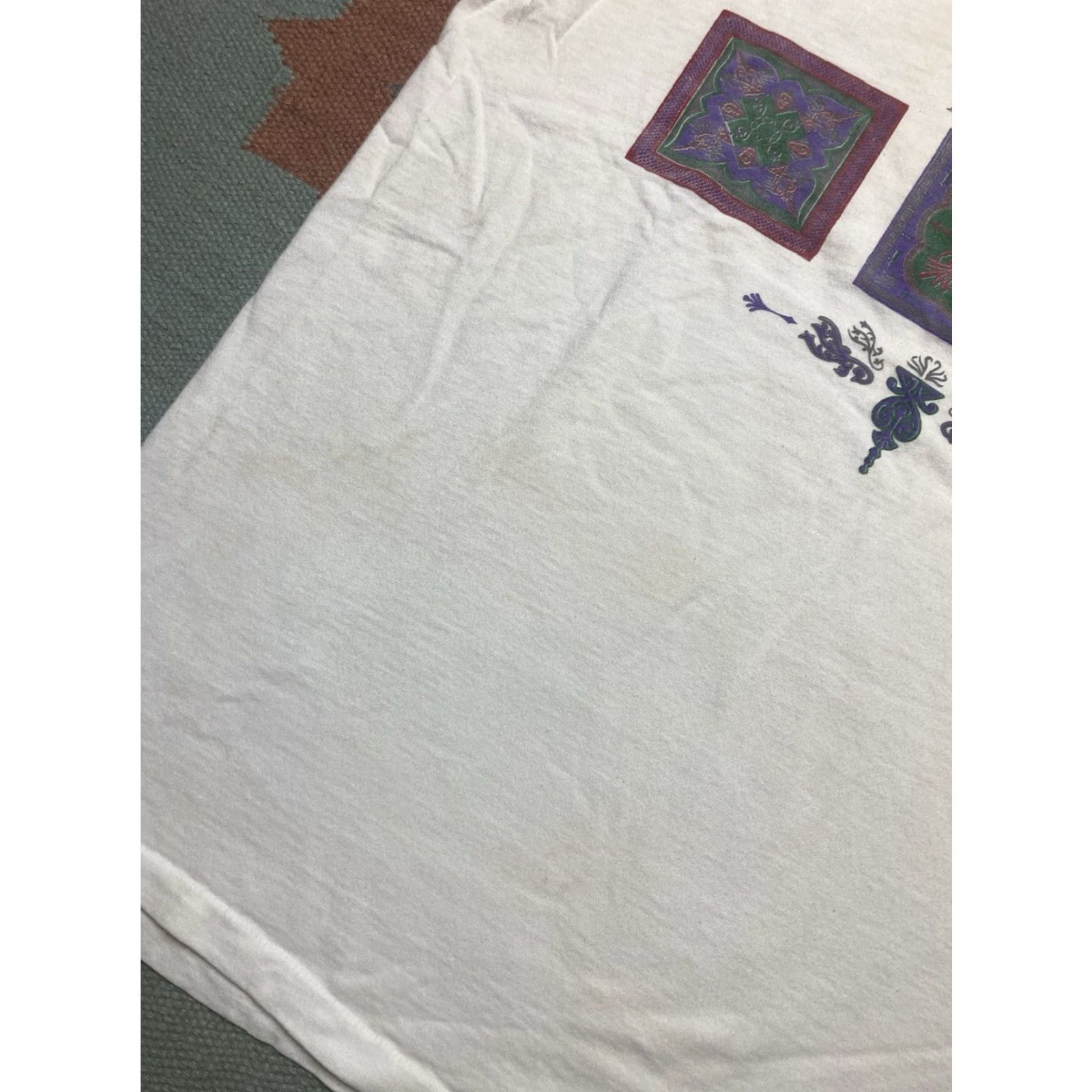 Vintage VINTAGE 90s T SHIRT Beverly Hills California Rodeo Drive single stitch Joy XL Men White California Theme Shirt Mens Short Sleeve Size US XL / EU 56 / 4 - 2 Thumbnail