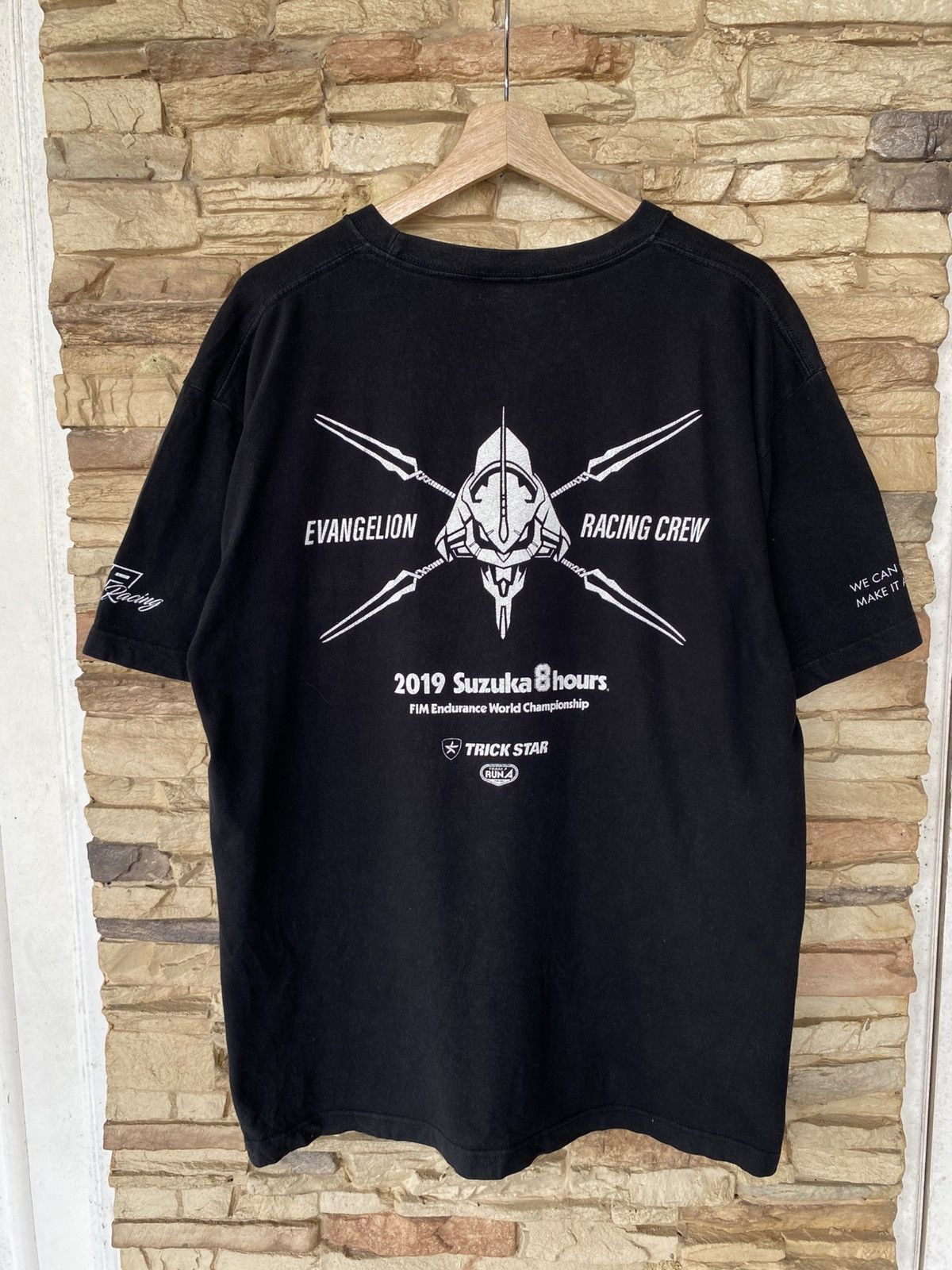 Anime Evangelion Eva Racing Crew Neon Genesis Anime Tees Size US XL / EU 56 / 4 - 10 Thumbnail