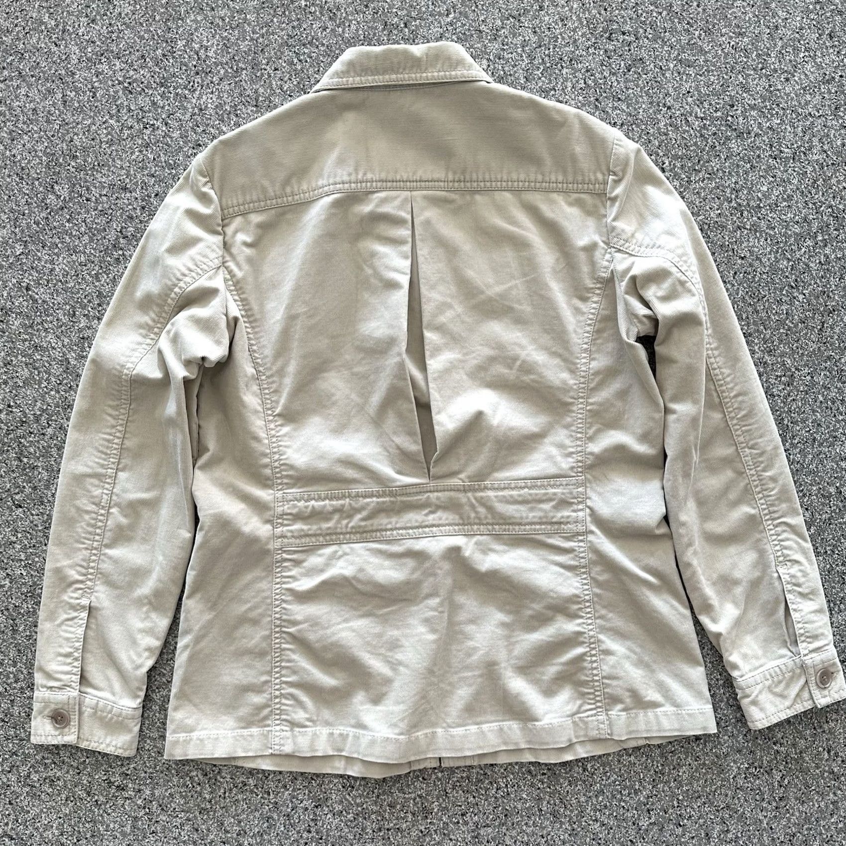 Lands' End Lands' End Jacket Women’s 8 Beige Corduroy Safari Field Button Up Shirt Size M / US 6-8 / IT 42-44 - 3 Thumbnail