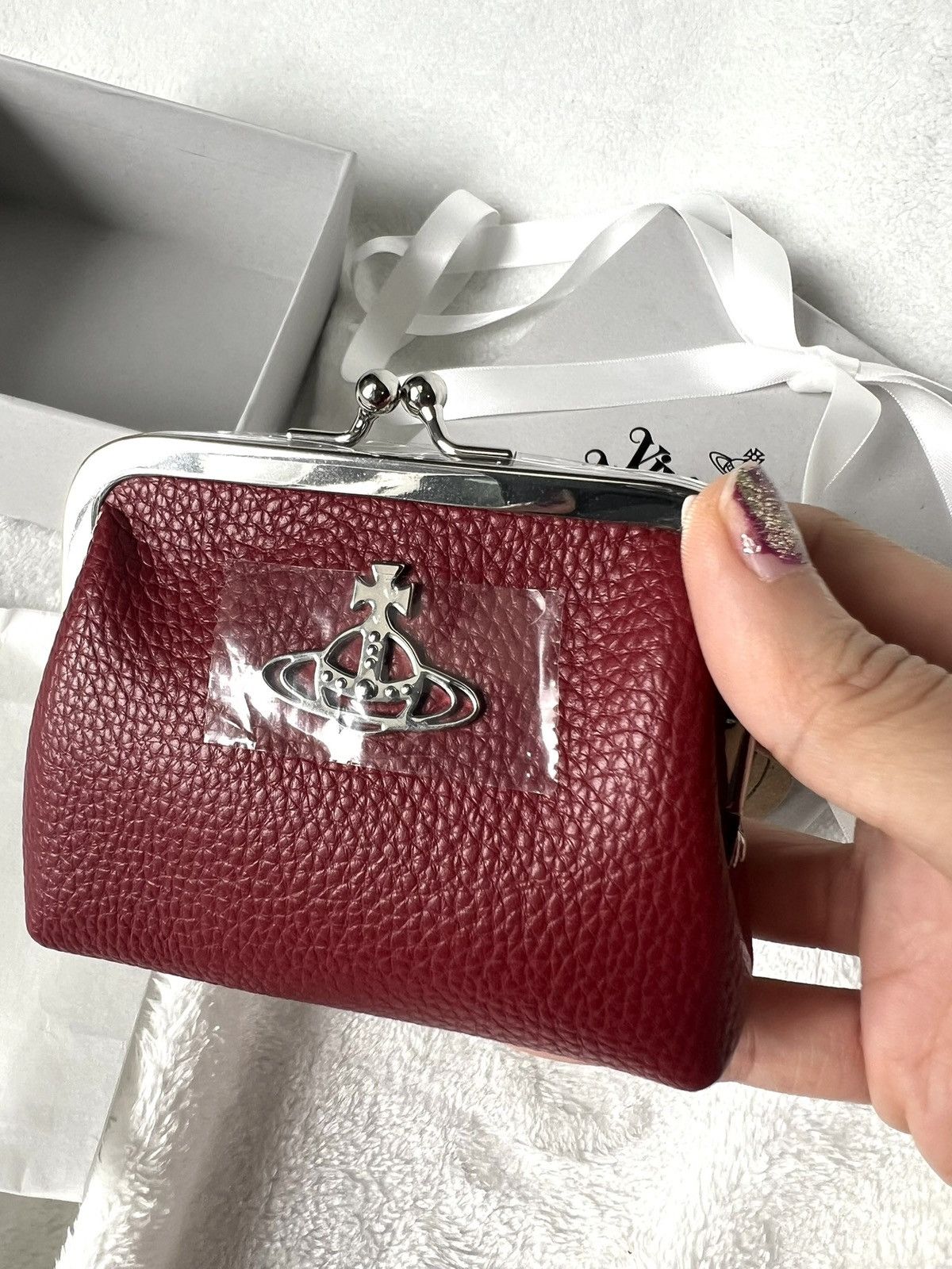 Vivienne Westwood Vivienne Westwood Vegan Coin Purse – Wine Red Size ONE SIZE - 2 Thumbnail