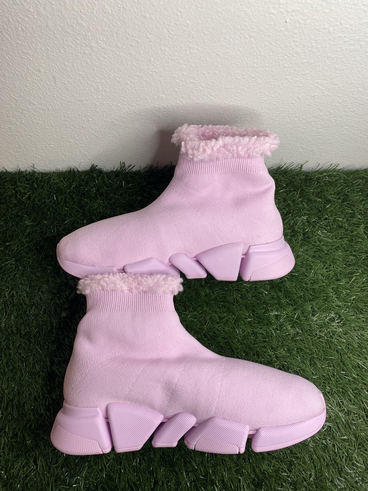Balenciaga BALENCIAGA SPEED 2.0 ‘fake fur pink’ | SIZE 41 EU | NEW Size US 11 / IT 41 - 5 Thumbnail
