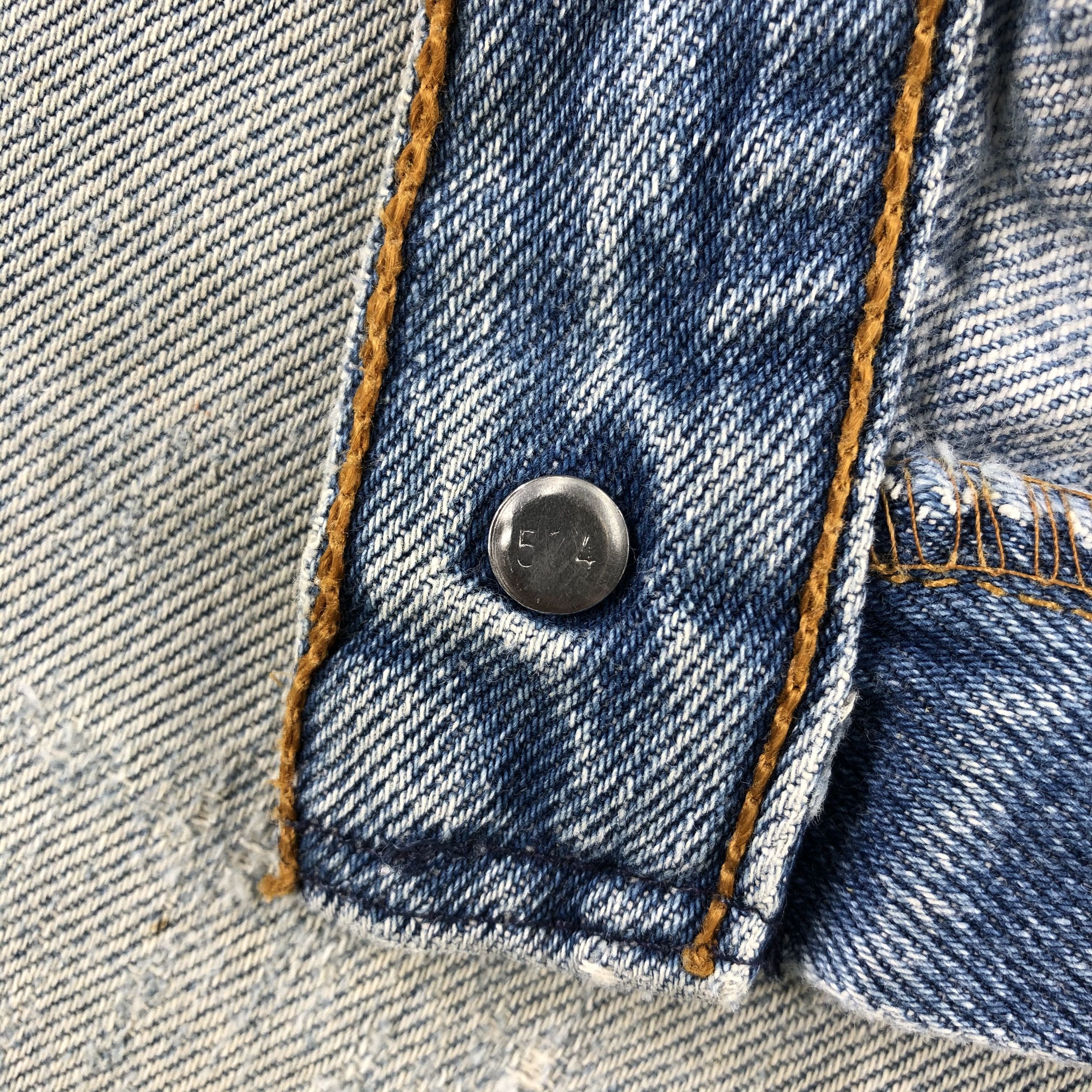 Levi's Vintage 90s Levi's 501 Jeans Distressed Denim KJ889 Size US 36 / EU 52 - 20 Thumbnail