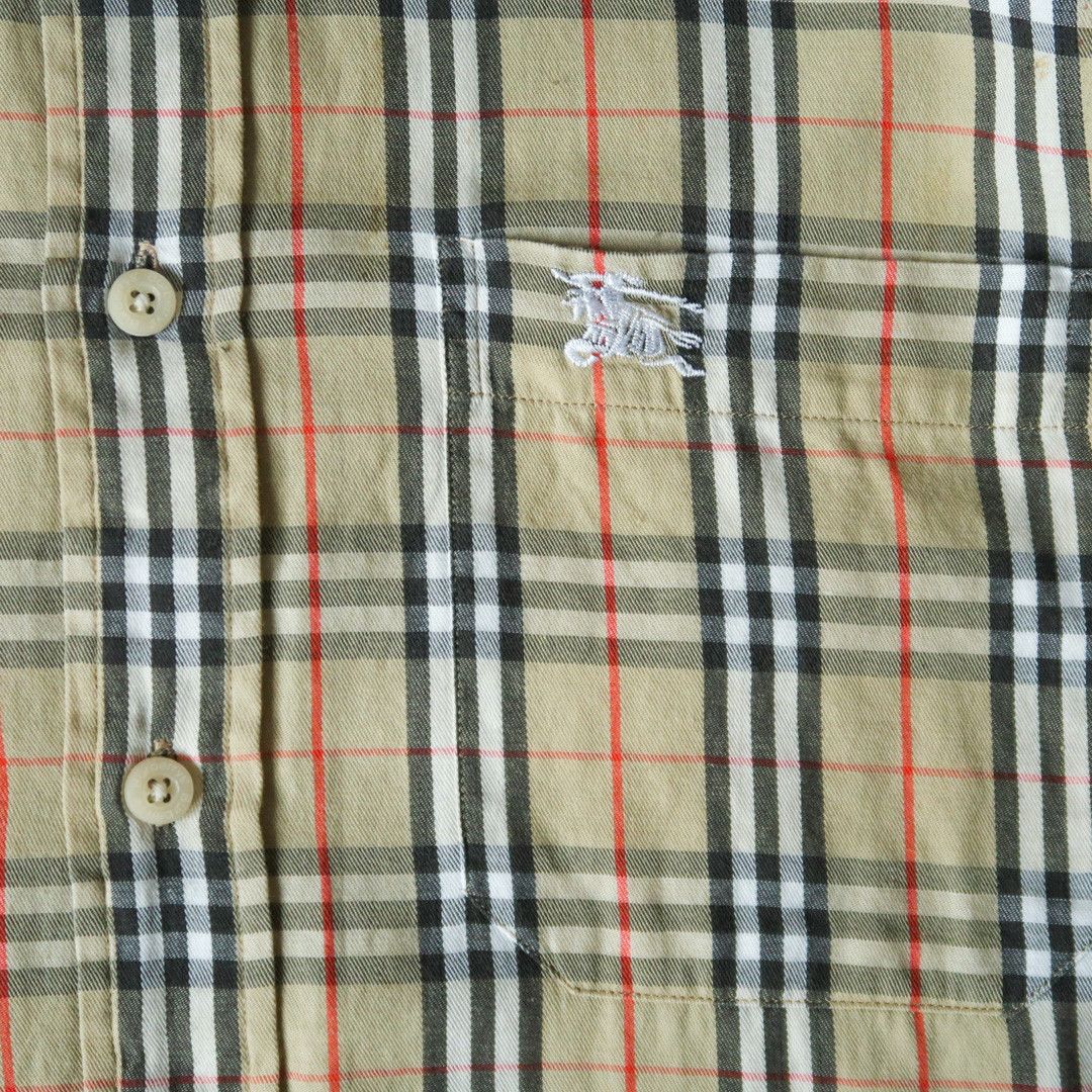 Burberry Vintage Burberry Nova Check Shirt Size US L / EU 52-54 / 3 - 3 Thumbnail