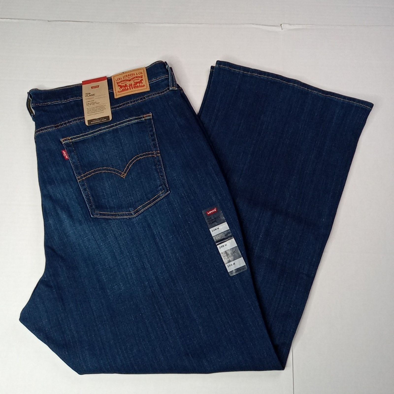 Levi's Levi's 726 High Rise Flare Jeans Women's Size 24W Blue New Size 42" / US 20 - 1 Thumbnail