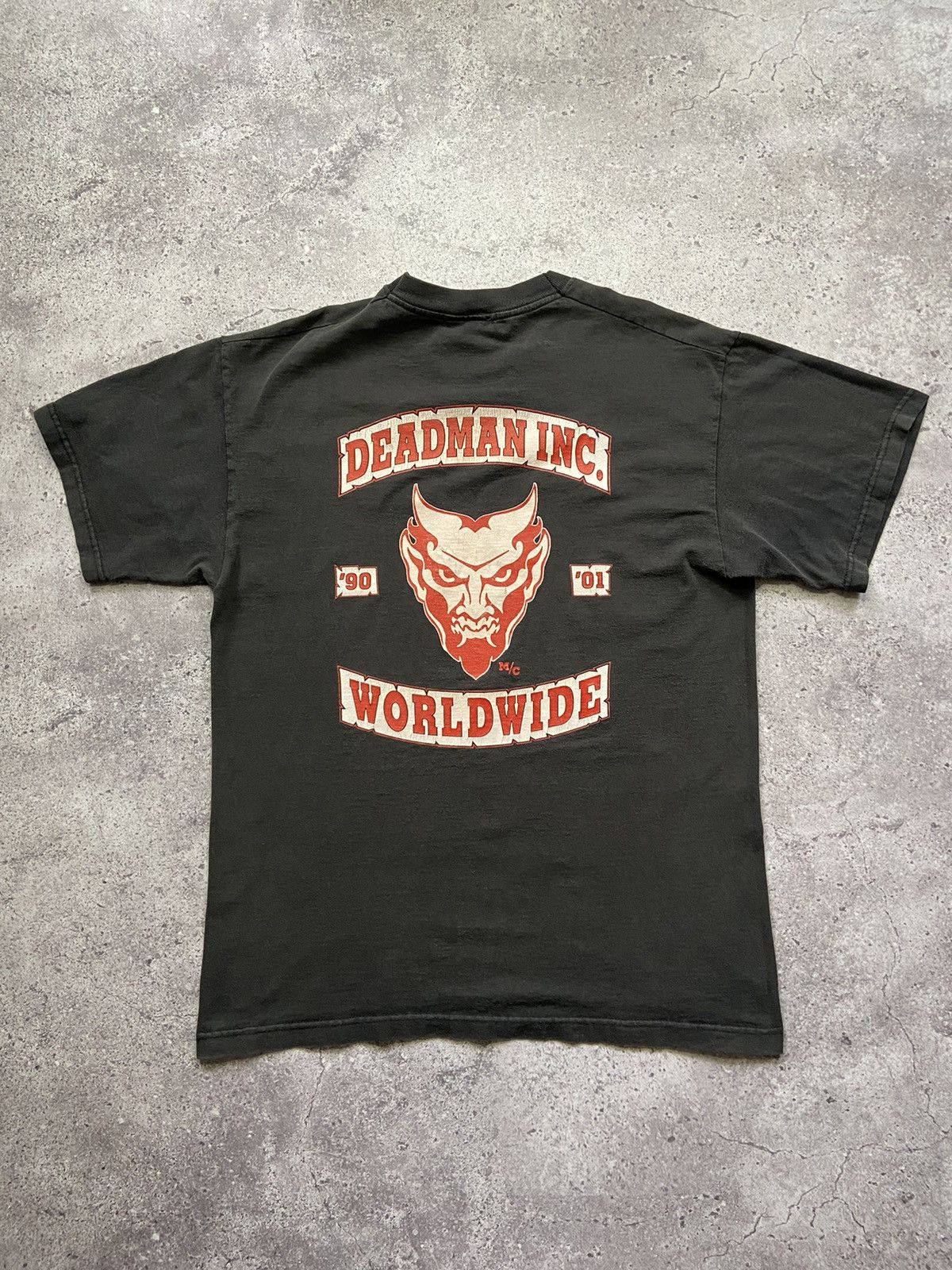 WWF The Undertaker DeadMan Inc. Vintage 2001 WWF Wrestling Shirt Size US L / EU 52-54 / 3 - 1 Thumbnail