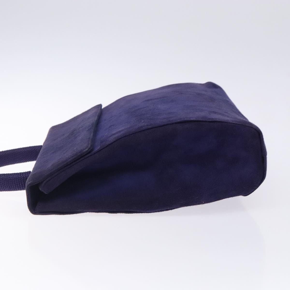 Prada PRADA Hand Bag Suede Purple Gold Size ONE SIZE - 5 Thumbnail