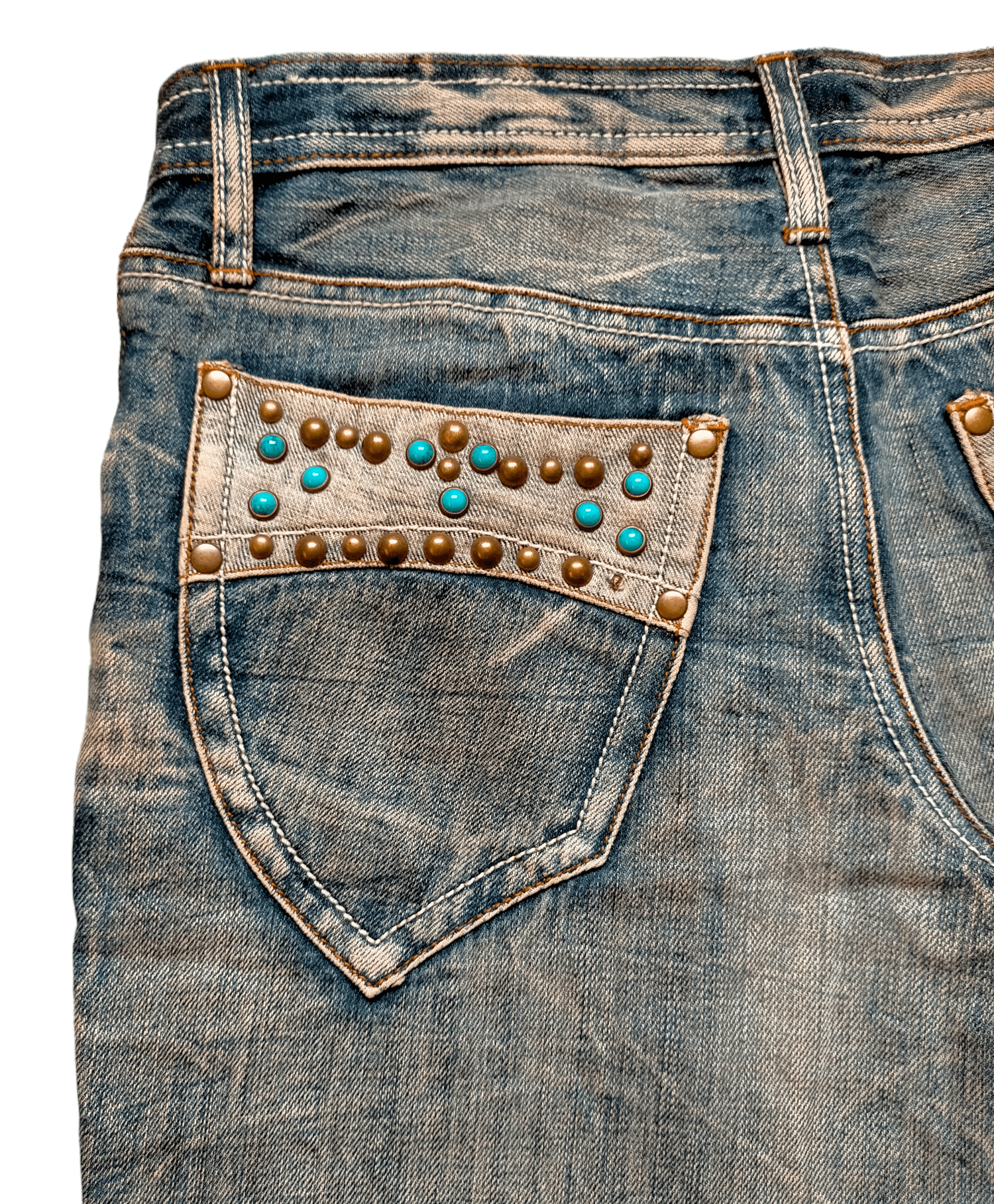 Hysteric Glamour Flare Jeans Semantic Design Acid Wash Boot cut Denim Size US 30 / EU 46 - 12 Thumbnail