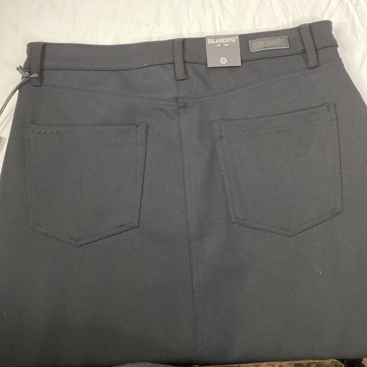 BLANKNYC BLANKNYC Women's Black Maxi Skirt Slit Pockets Sz 31 NWT Size 31" - 10 Thumbnail