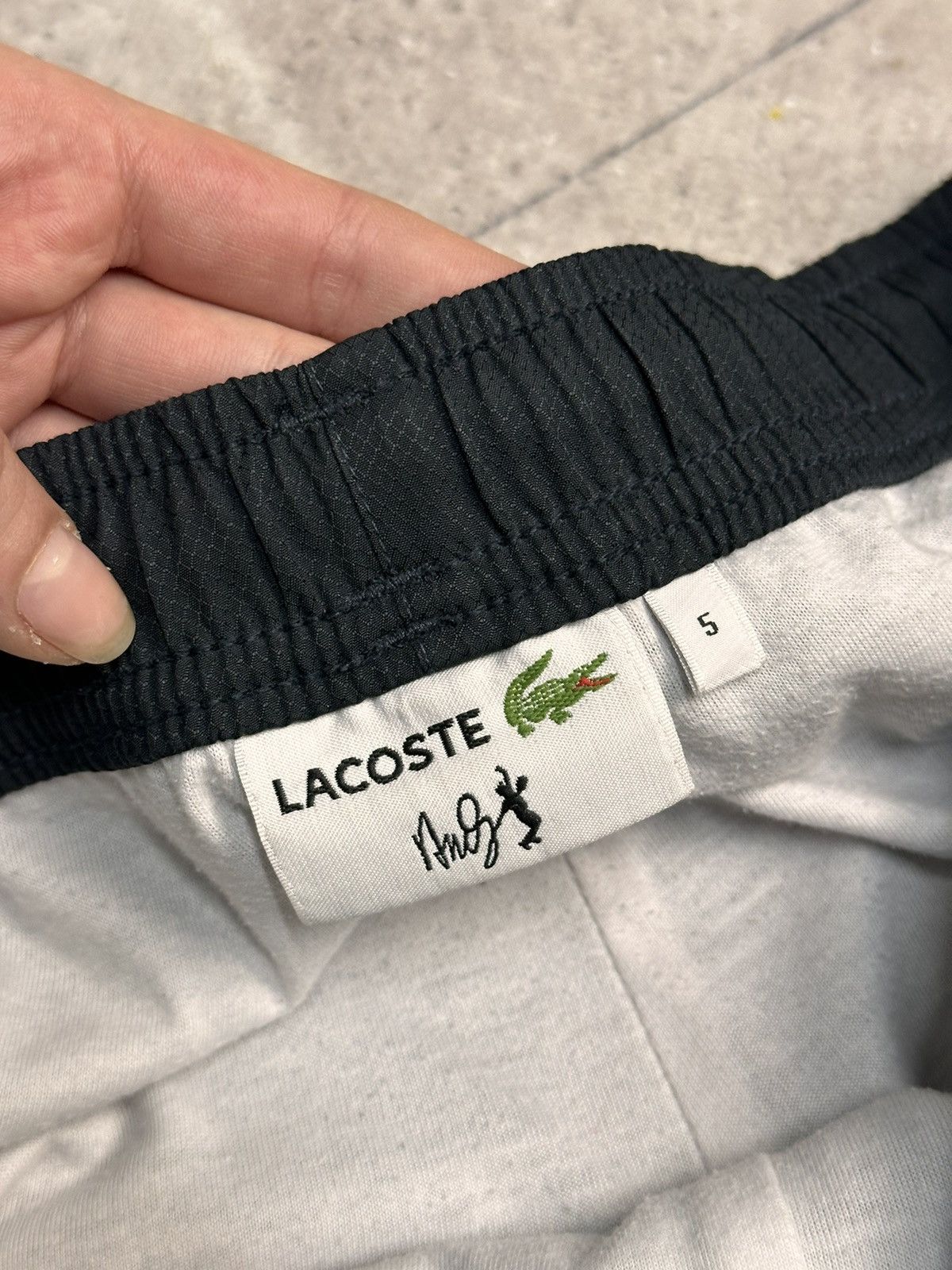 Lacoste Vintage Lacoste black track pants nylon minimal Y2K sport Size US 38 / EU 54 - 7 Thumbnail