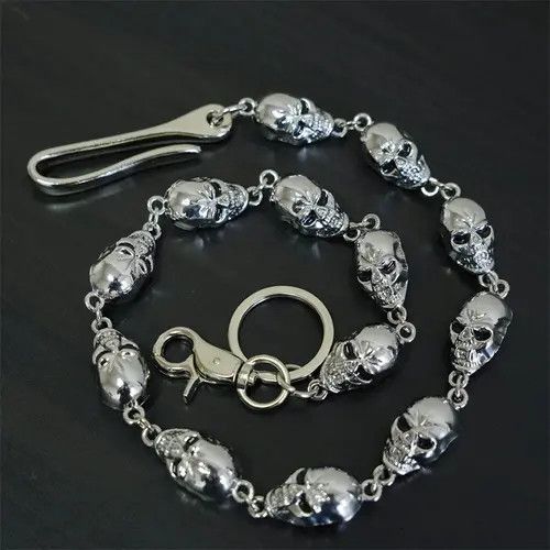 Jewelry × Other Metal Pants Waist Cross Chain Double Layer Pants Chain Size ONE SIZE - 4 Thumbnail