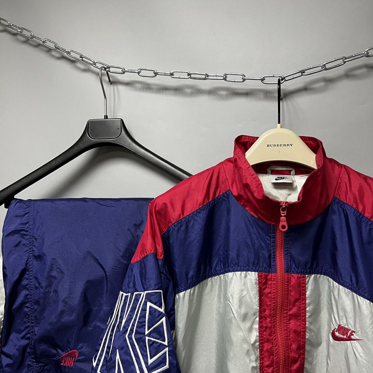Nike Nike Vintage 90s USA Tracksuit Jacket and pants Windbreaker Size US M / EU 48-50 / 2 - 4 Thumbnail