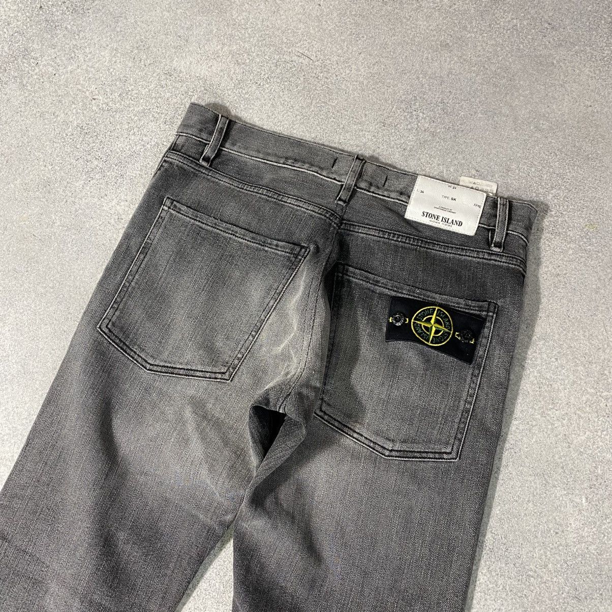 Stone Island Stone Island jeans Italy designer denim streetwear logo 00s Size US 31 - 3 Thumbnail