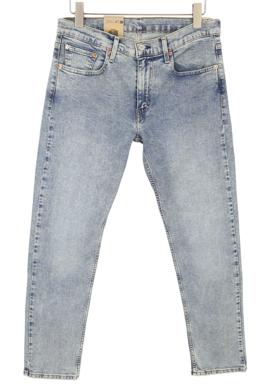 Levi's 502 W31/L32 Taper Zip Faded Blue Denim Jeans 87088 Size US 31 - 2 Thumbnail