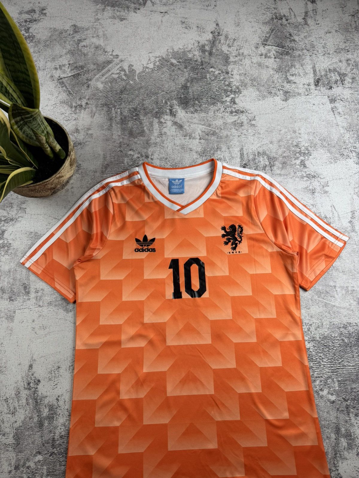 Adidas Netherlands Gullit Retro Kit 1988 Adidas Home Soccer Football T Shirt Jersey Tee Size US M / EU 48-50 / 2 - 6 Thumbnail
