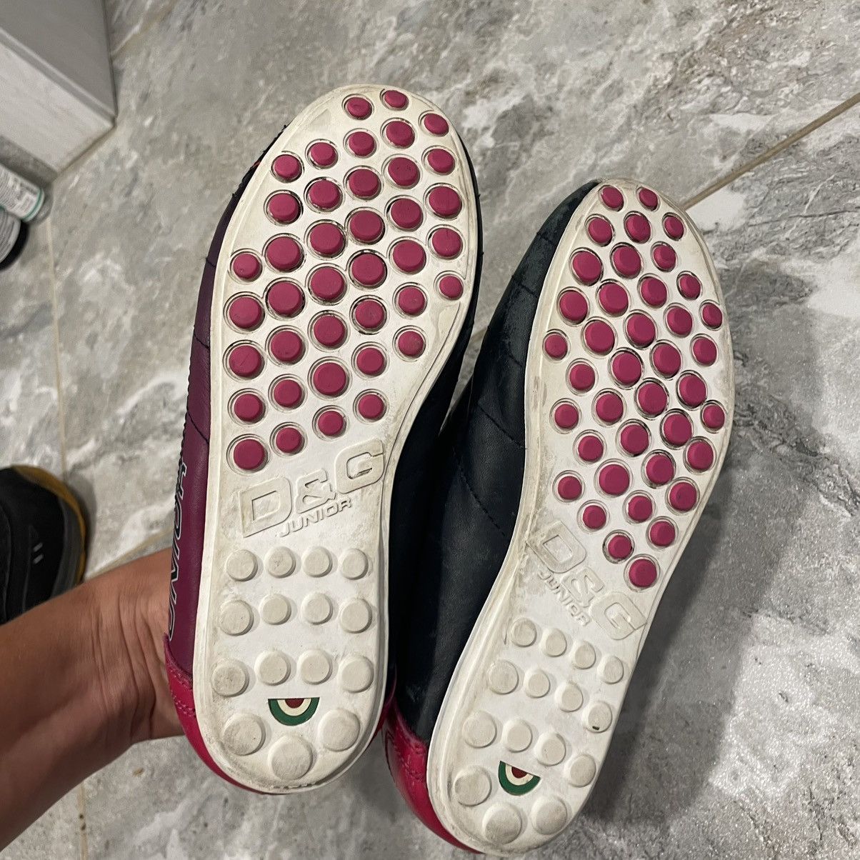 Dolce & Gabbana Vintage Dolce Gabbana Sneakers Embroidered DG Logo shoes Size US 5 / IT 35 - 8 Thumbnail