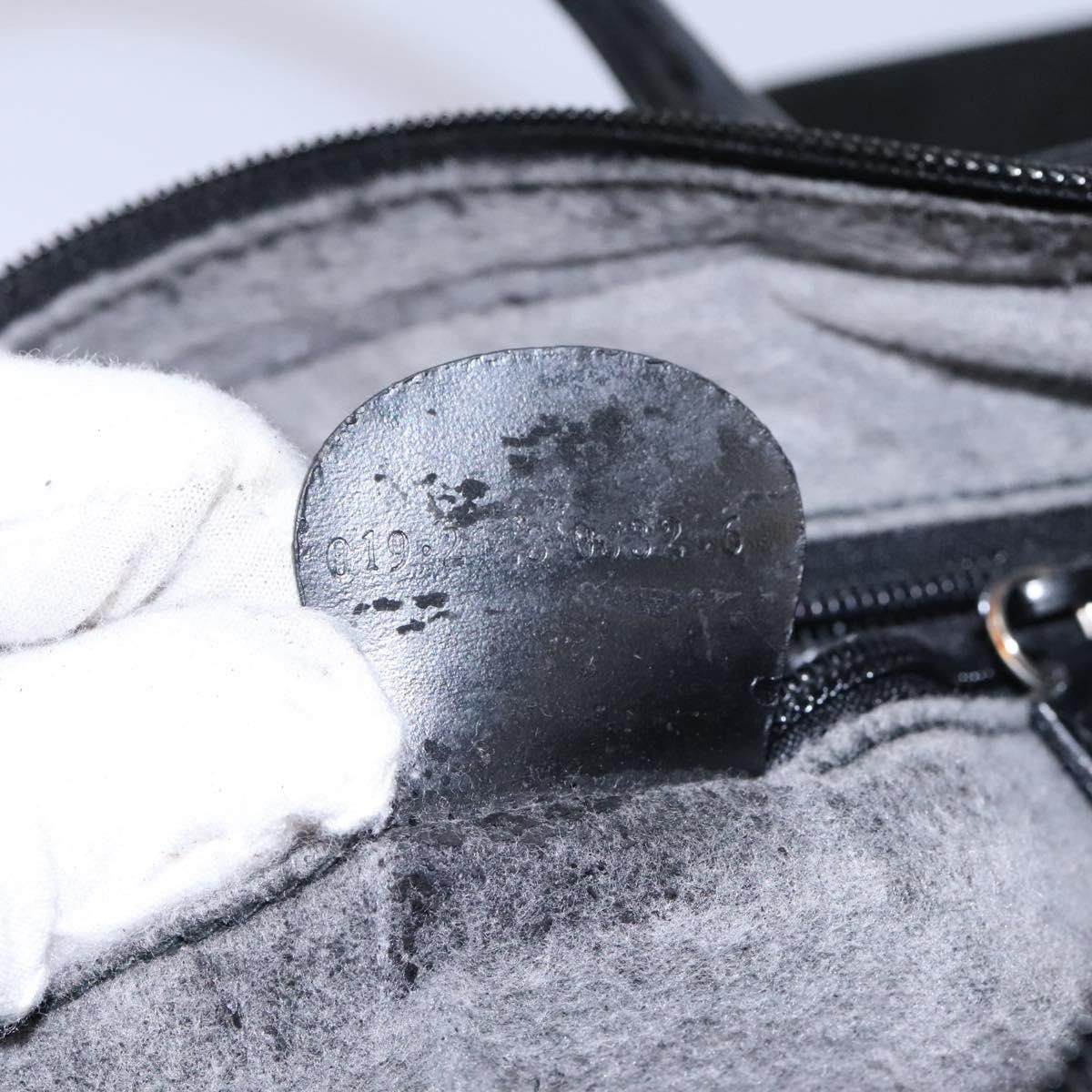 Gucci GUCCI Hand Bag Suede Black Silver Size ONE SIZE - 12 Thumbnail