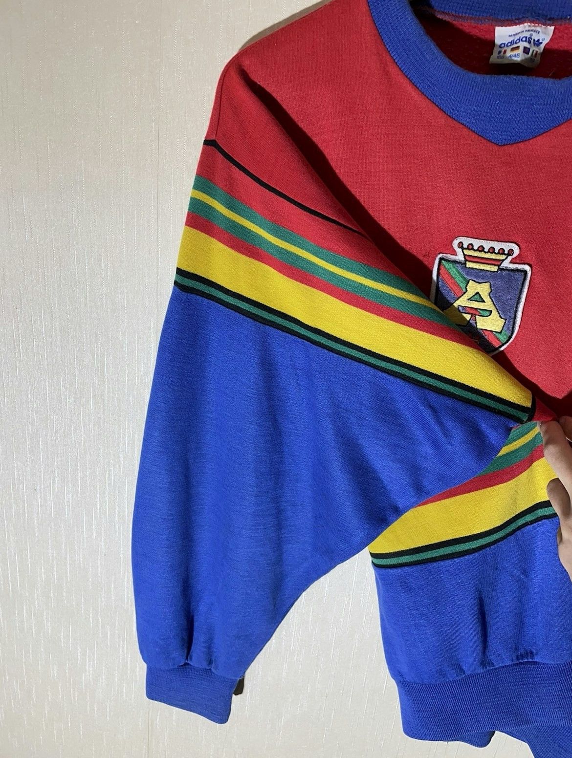 Adidas × Vintage Adidas Ventex very rare y2k sweatshirt 80-90s Size US S / EU 44-46 / 1 - 12 Thumbnail