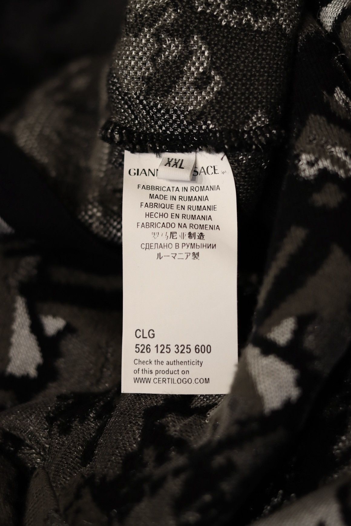 Versace × Versace Jeans Couture Versace V-Neck Sweater Size US L / EU 52-54 / 3 - 7 Thumbnail