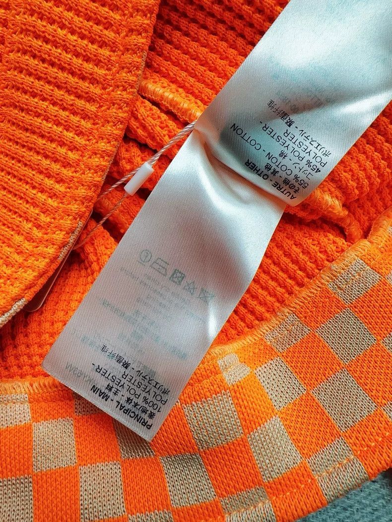 Louis Vuitton Orange Waffle Knit Jacket Size M-2506 Size US M / EU 48-50 / 2 - 6 Thumbnail