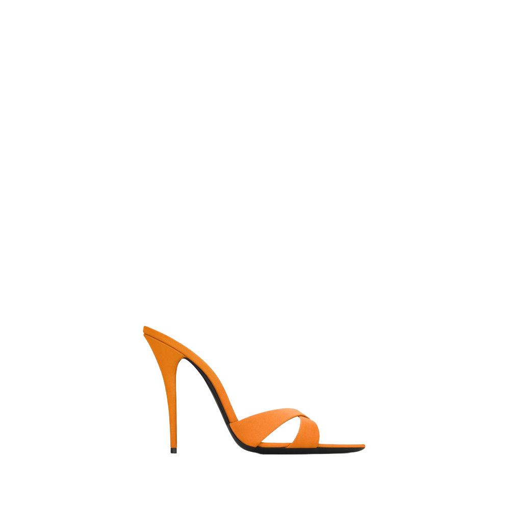 SAINT LAURENT Kirat $1150 Orange Sandals New & Authentic (Wo