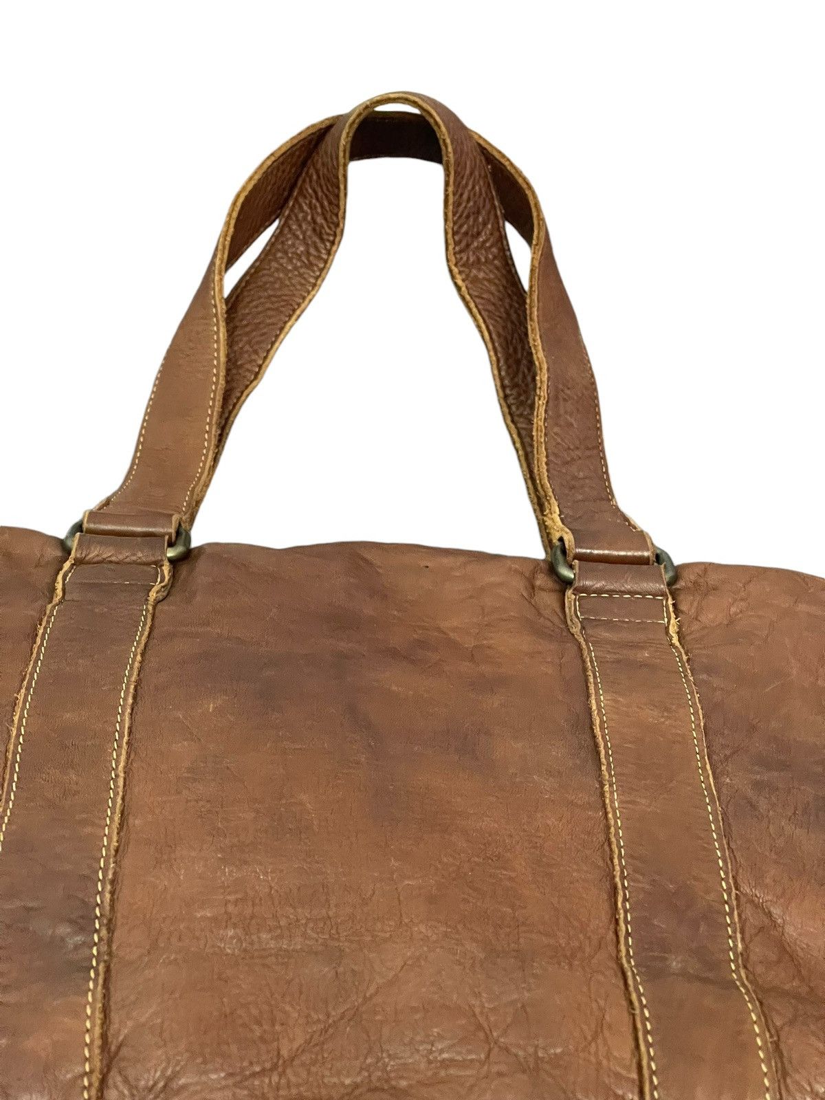 Genuine Leather Full Leather Patina B&Y United Arrows Tote Shoulder Bag 1🟩1 Size ONE SIZE - 12 Thumbnail