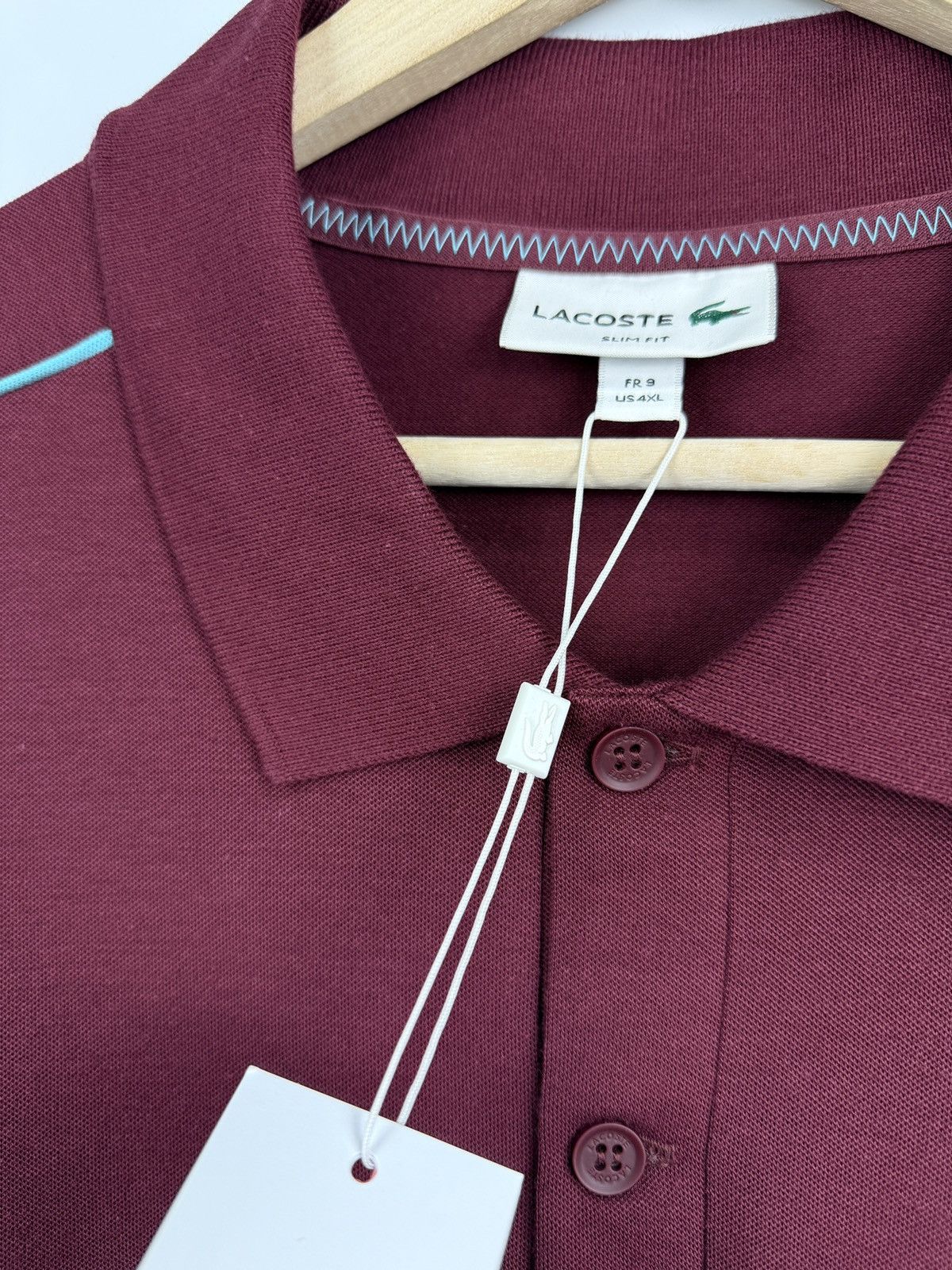 Lacoste 🇫🇷 NEW❗️ Lacoste Slim Fit Polo T-Shirt Made in France Rare Size US XXL / EU 58 / 5 - 11 Thumbnail