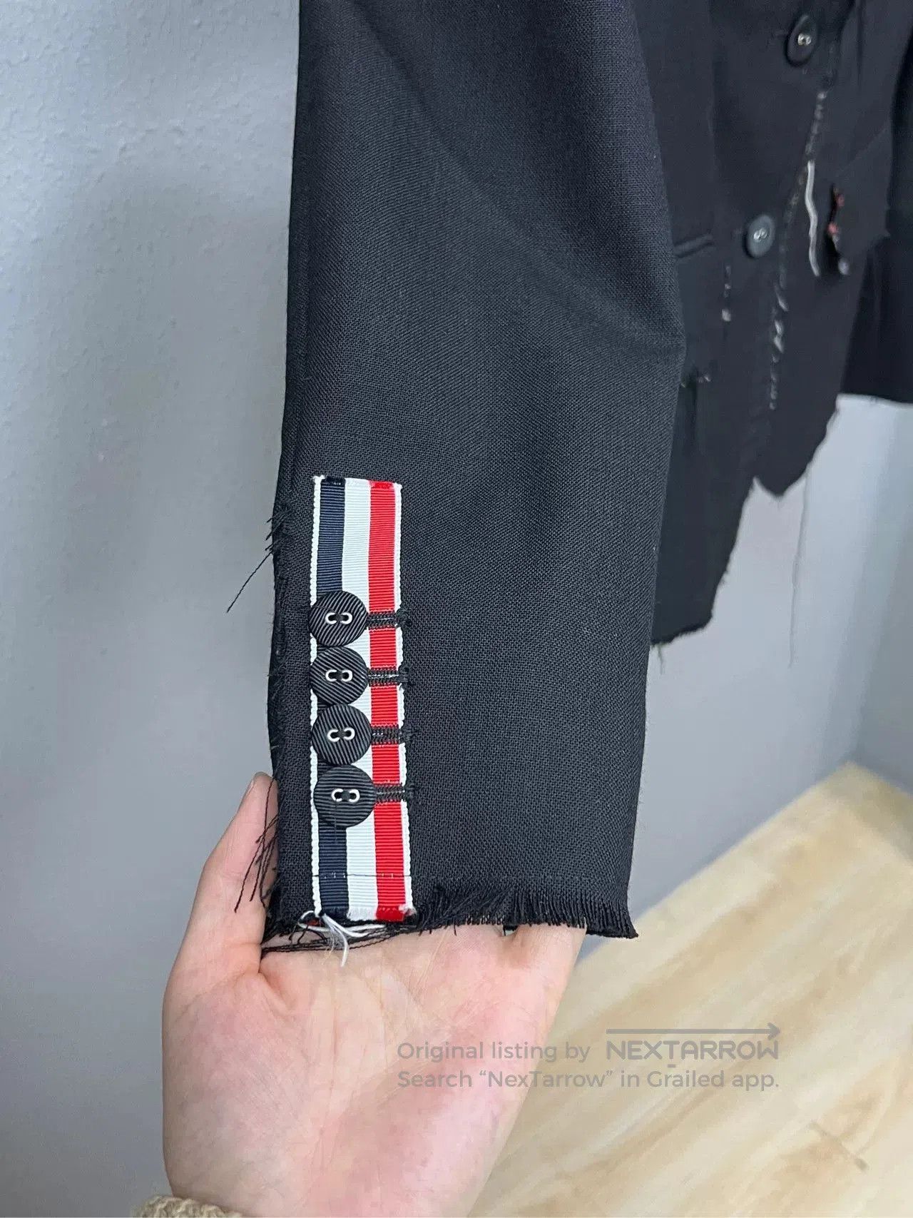 Thom Browne thom browne fringed tailored suit jacket. Size US M / EU 48-50 / 2 - 3 Thumbnail