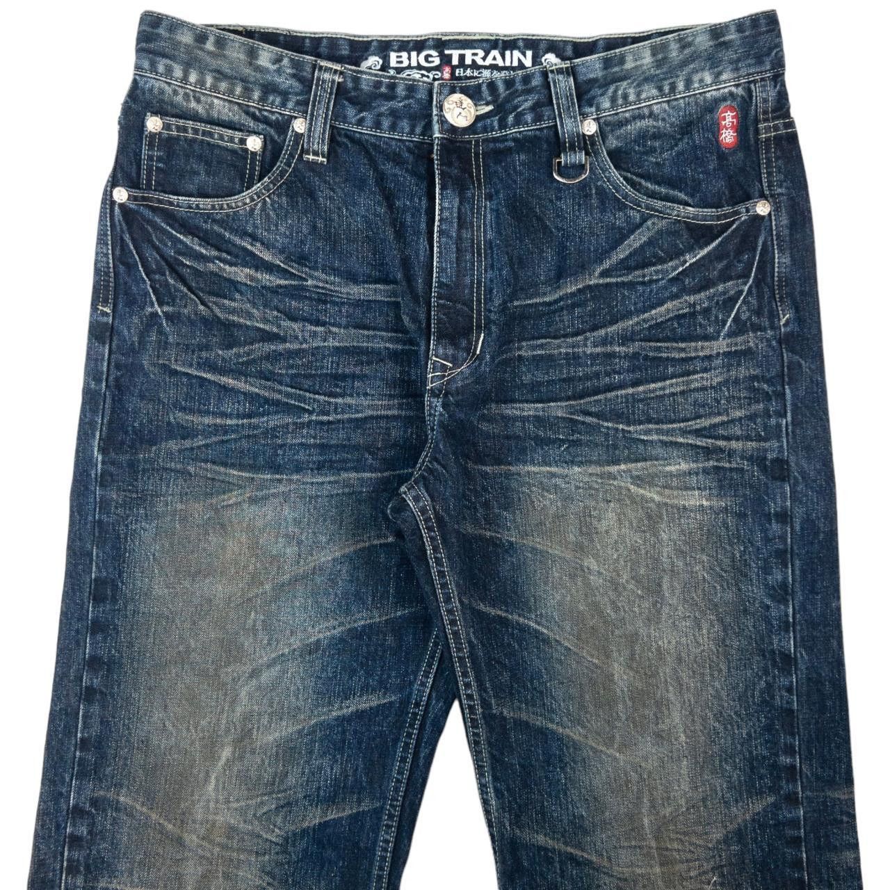 Other Vintage Big Train Japanese Embroidered Denim Jeans Size W37 Size US 37 - 4 Thumbnail