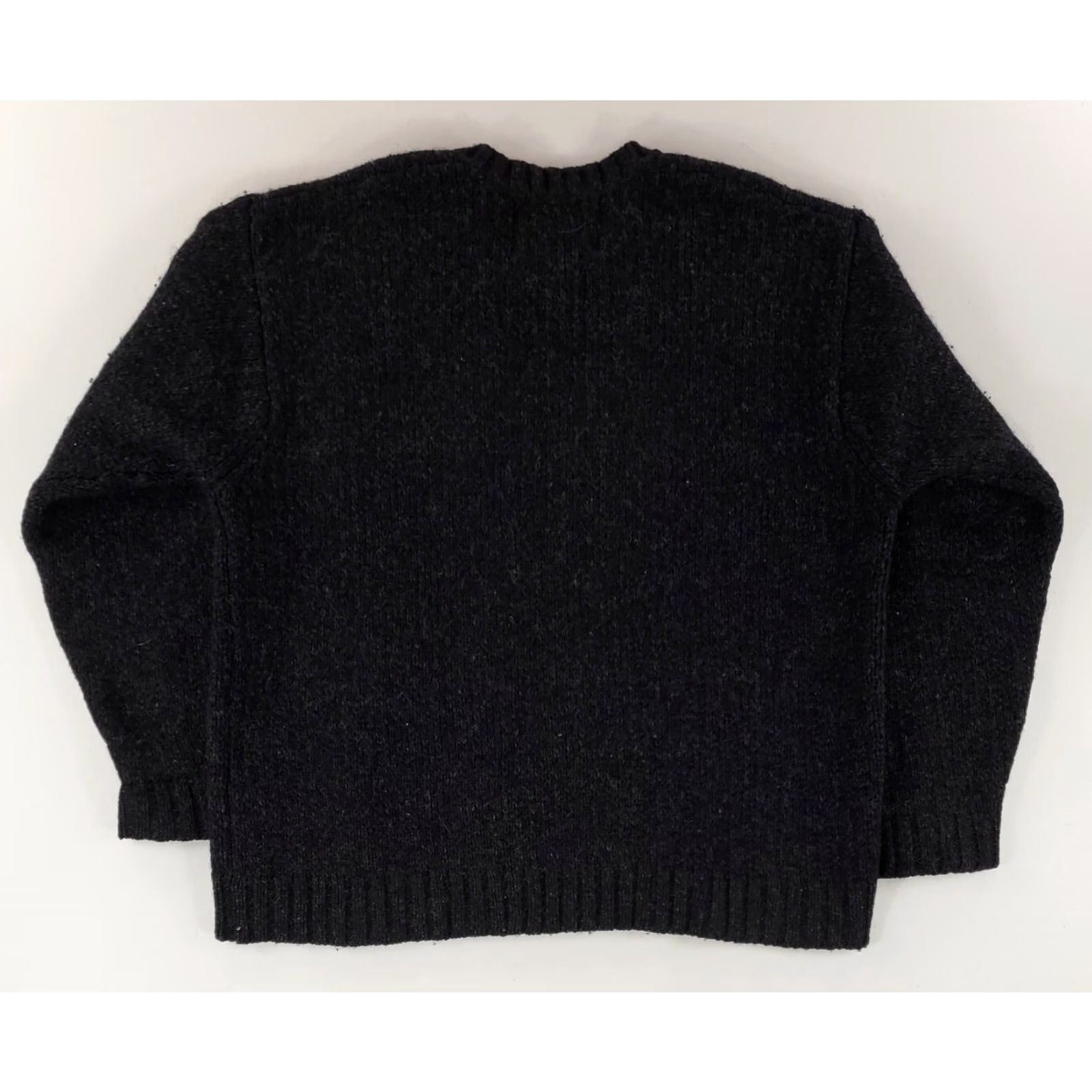 Abercrombie & Fitch VINTAGE Abercrombie & Fitch Sweater 90s 100% Wool Long Sleeve Black Mens XL Pullover Size US XL / EU 56 / 4 - 3 Thumbnail