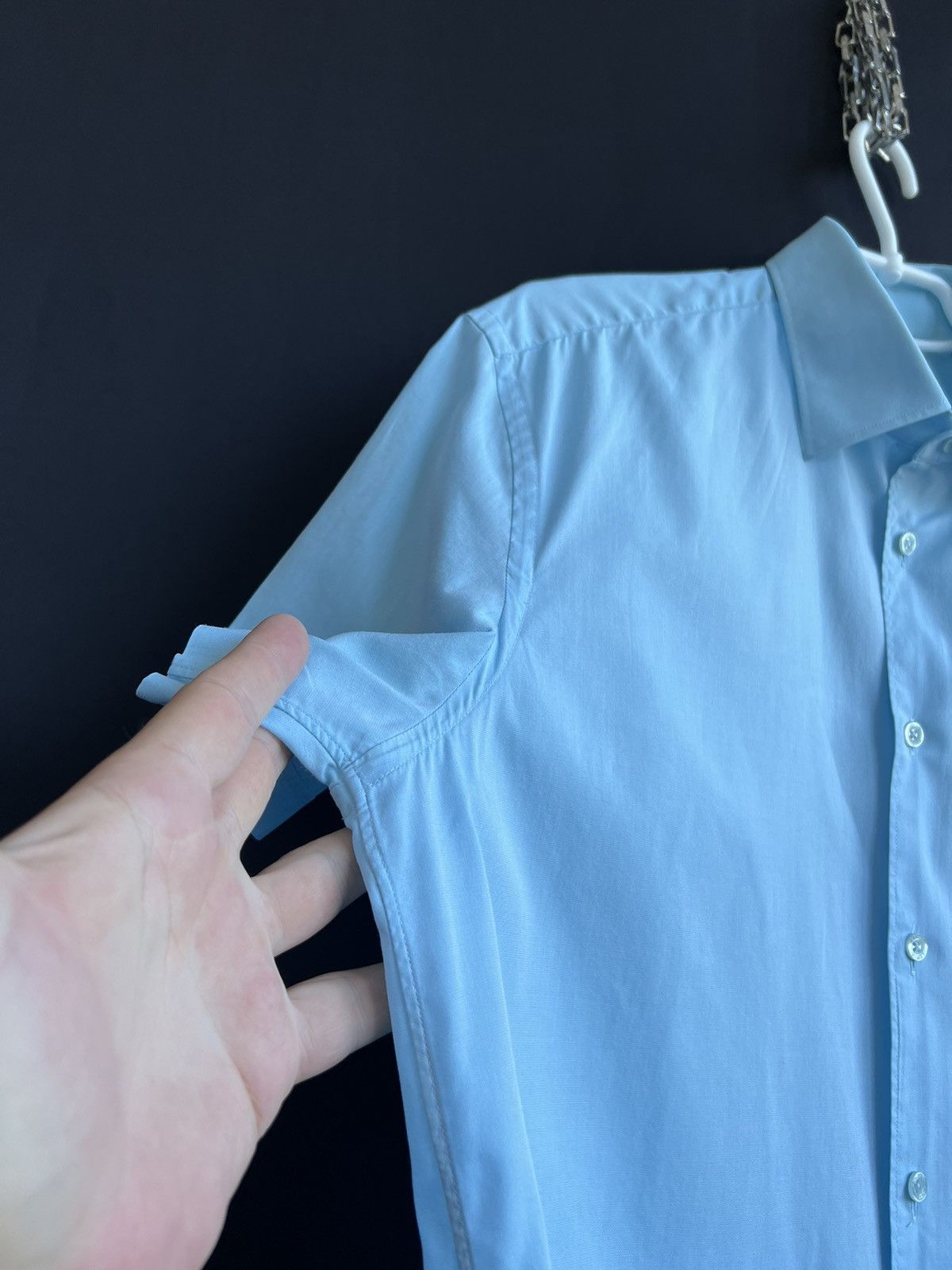 Kenzo KENZO Men’s Shirt Short Sleeve Size 42 161/2 Size US L / EU 52-54 / 3 - 3 Thumbnail