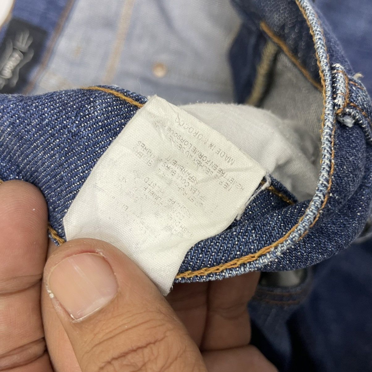 April 77 × Japanese Brand 💥Vintage April 77 Slim Denim Size US 34 / EU 50 - 6 Thumbnail