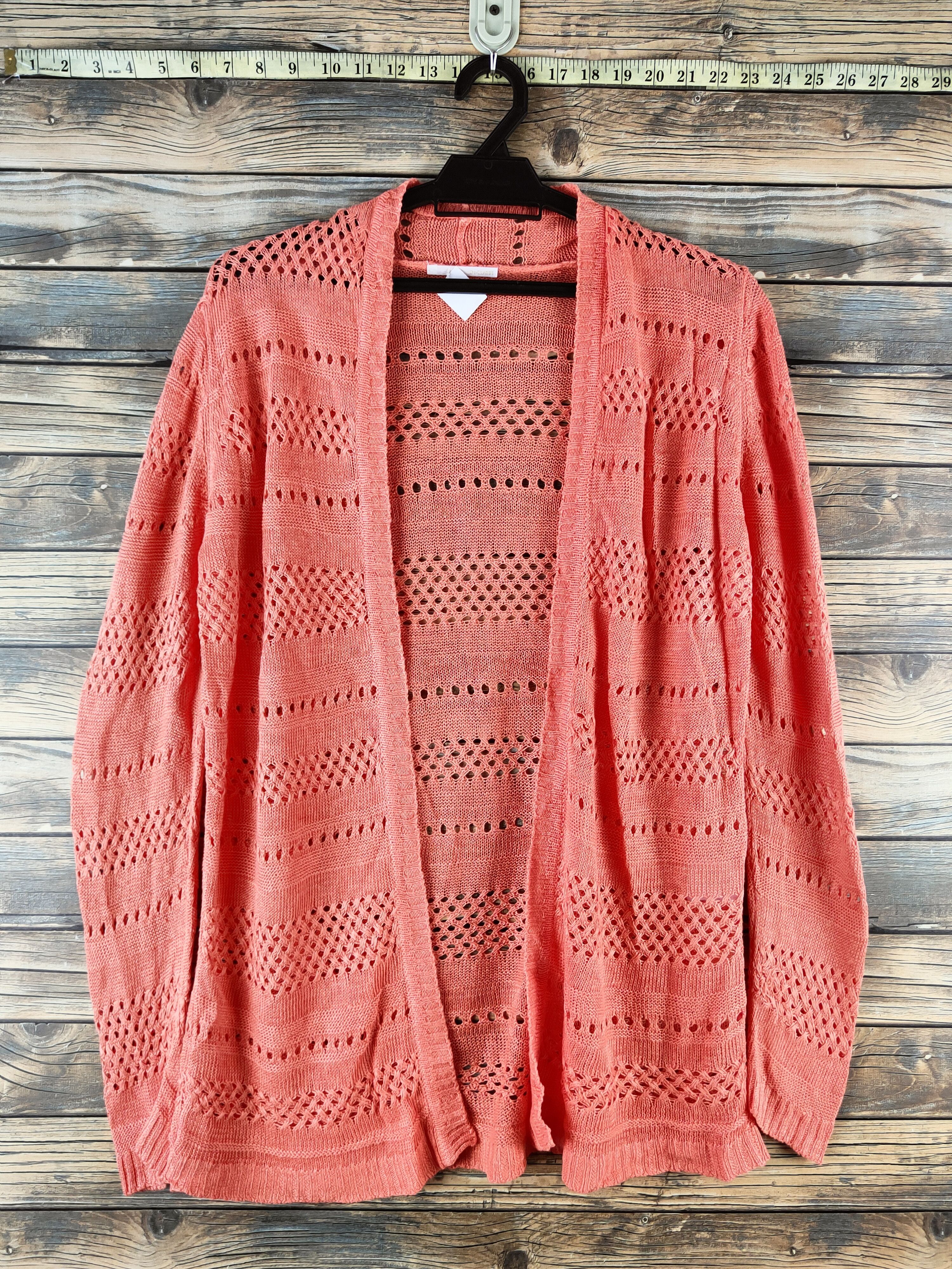 Japanese Brand DL Do Classe Orange Knitwear Cardigan #46-984 Size M / US 6-8 / IT 42-44 - 1 Thumbnail
