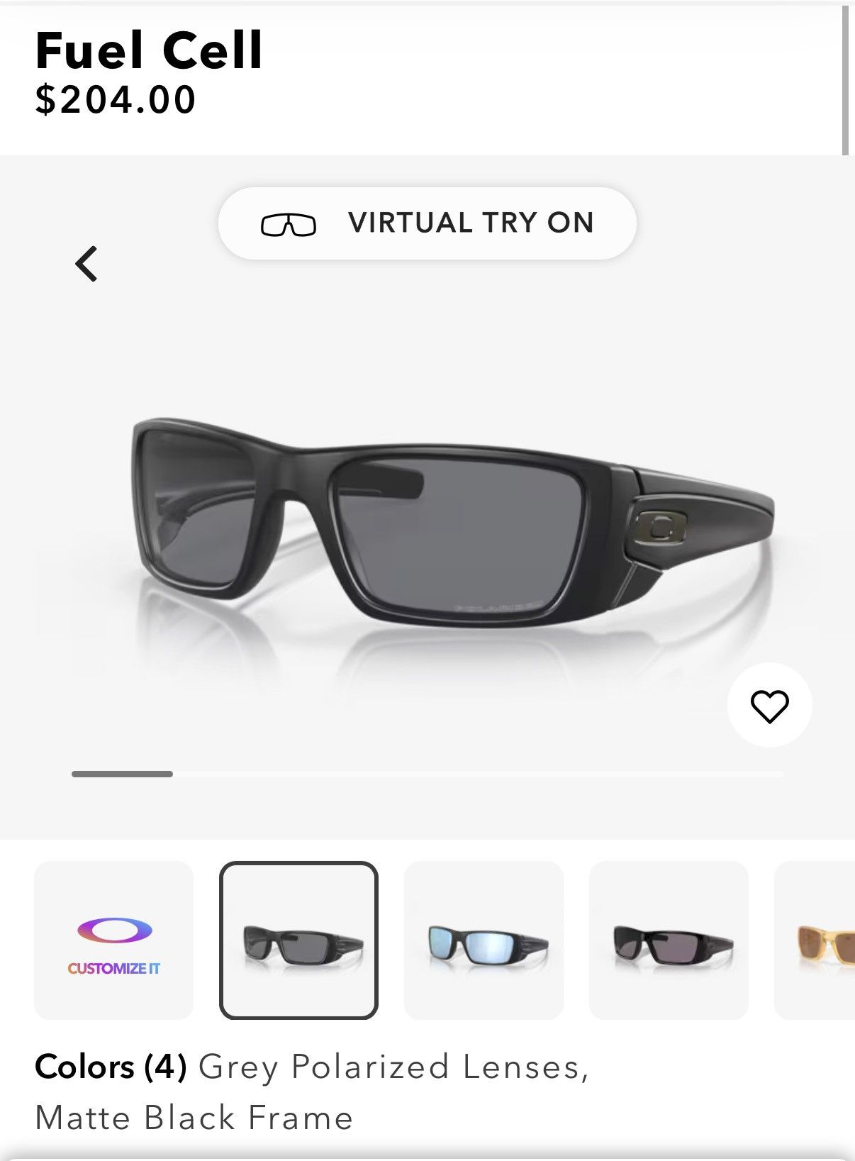 Oakley Oakley Fuel Cell Sunglasses Size ONE SIZE - 1 Thumbnail